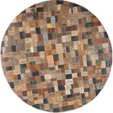 Karpet Royal Labels Rond - Bruin Rond
