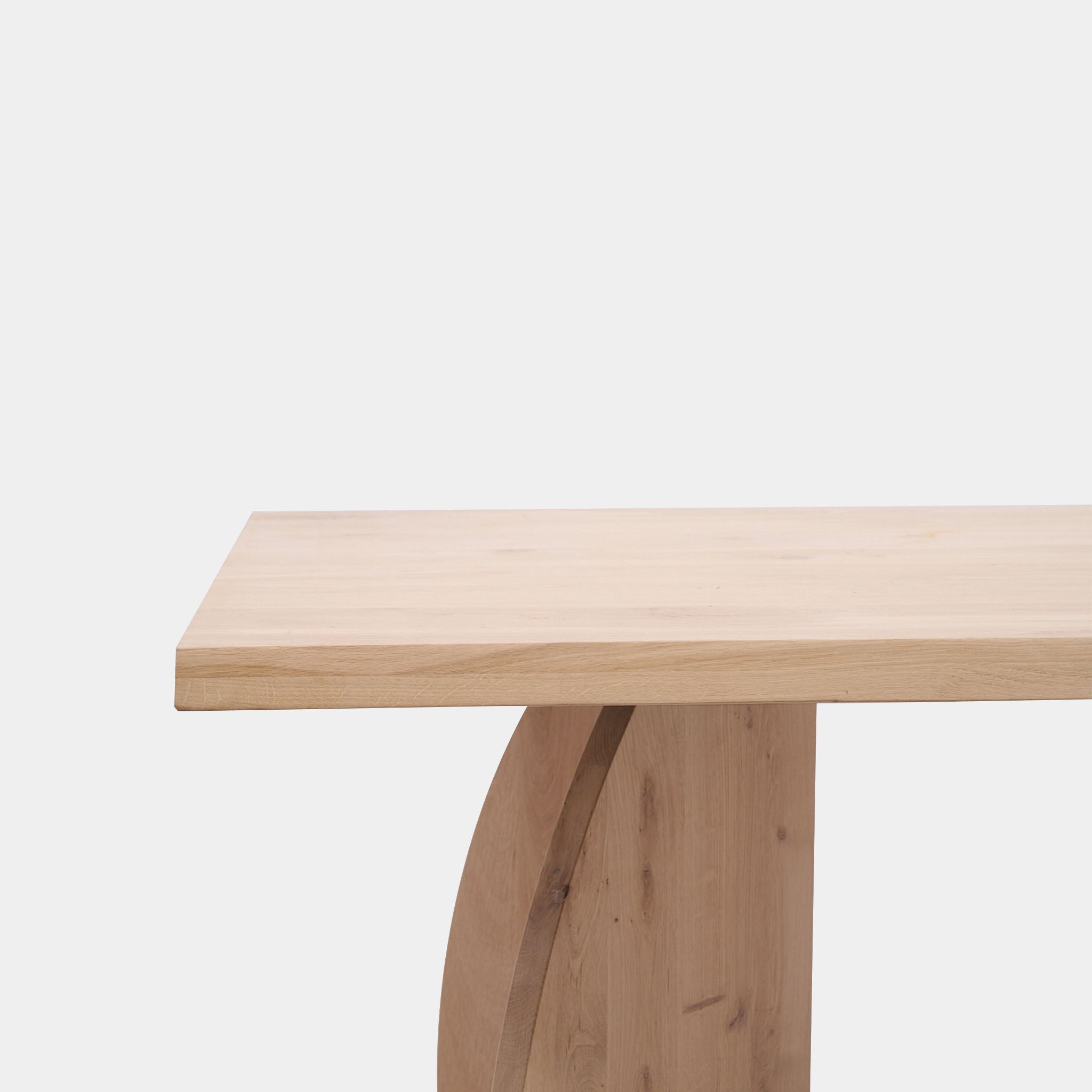 Tafel Boomstam Eikenhout - Set Driehoek - Onbehandeld