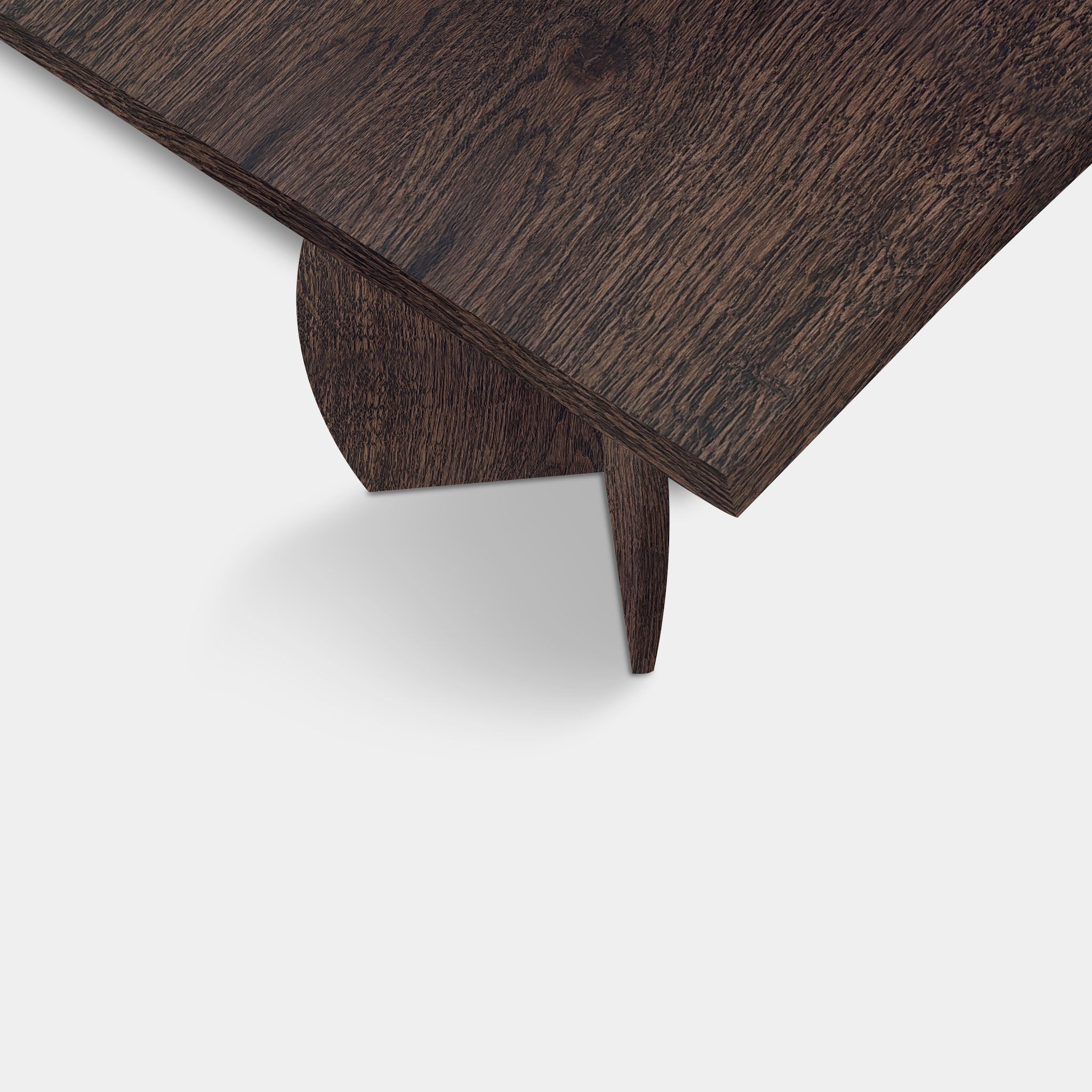 Tafel Boomstam Eikenhout - Set Driehoek - Dear Brown