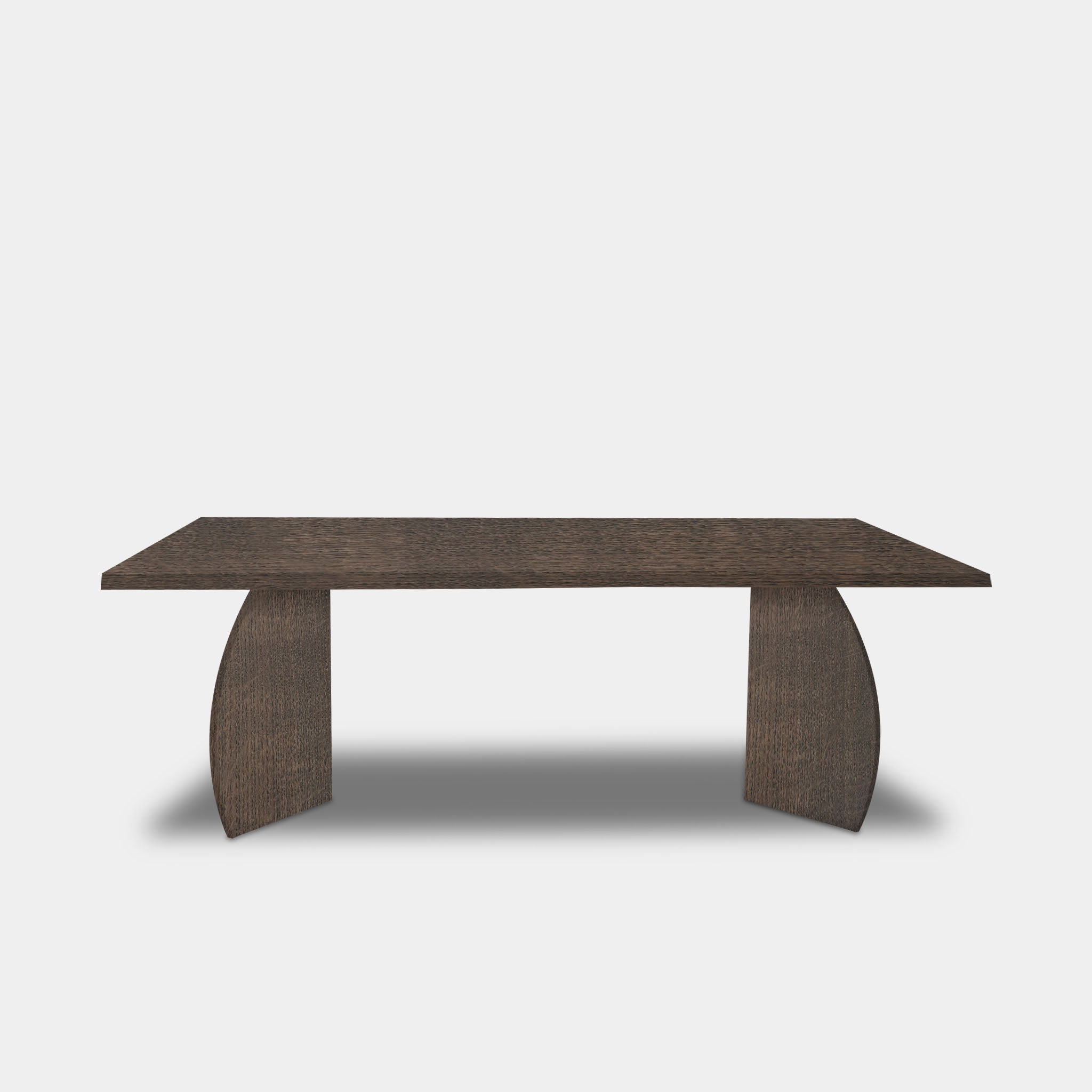 Table Tree Trunk Oak Wood - Set Triangle - Sand