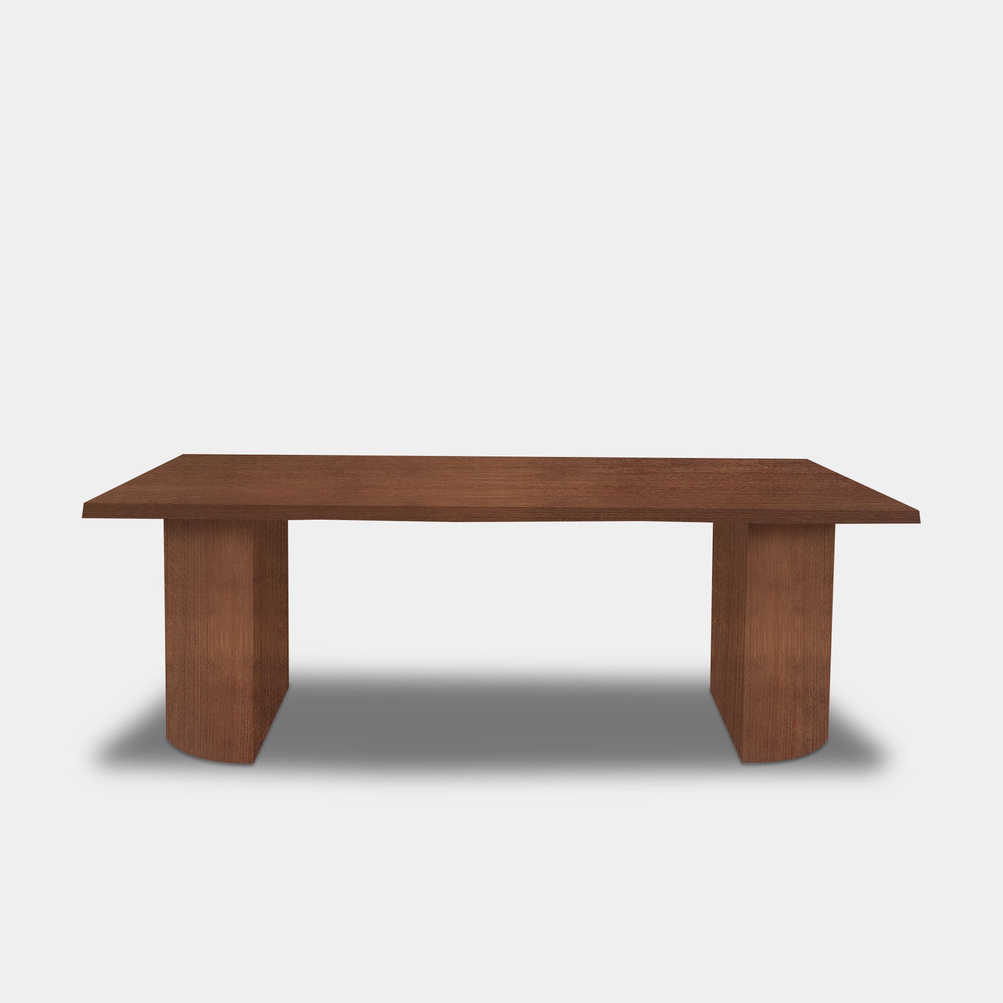 Tafel Boomstam Eikenhout - Half Rond - Toscane 102