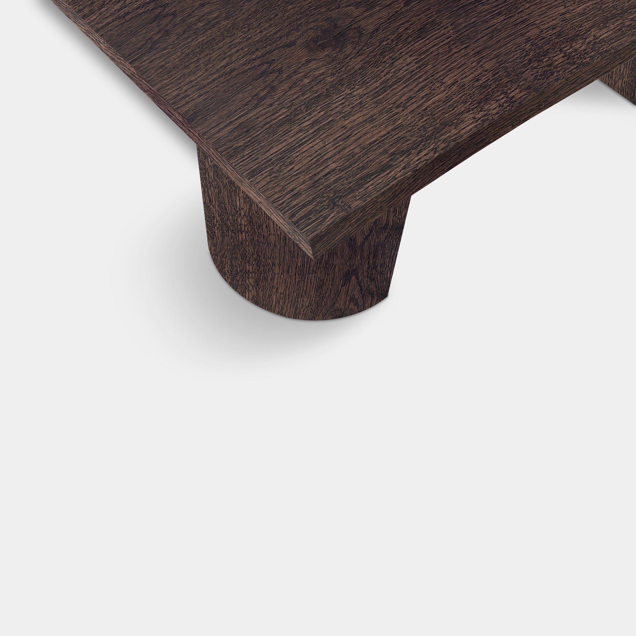Tafel Boomstam Eikenhout - Half Rond - Dear Brown