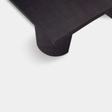 Table Tree Trunk Oak - Half Round - Night Glow