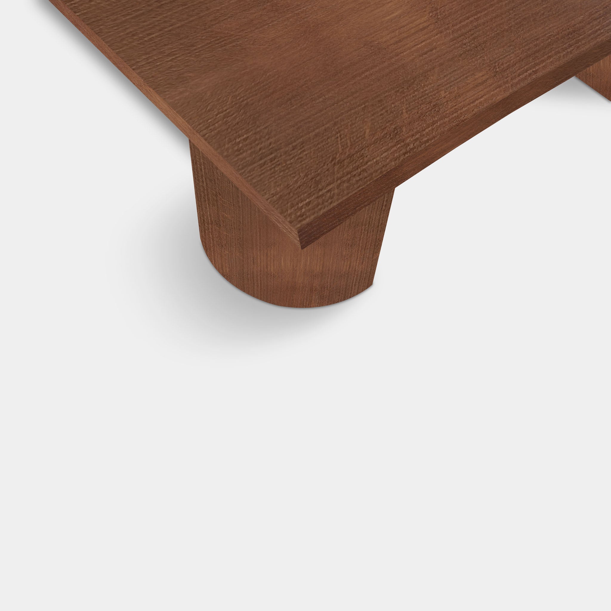 Tafel Boomstam Eikenhout - Half Rond - Toscane 102