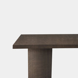 Tafel Boomstam Eikenhout - Half Rond - Zand