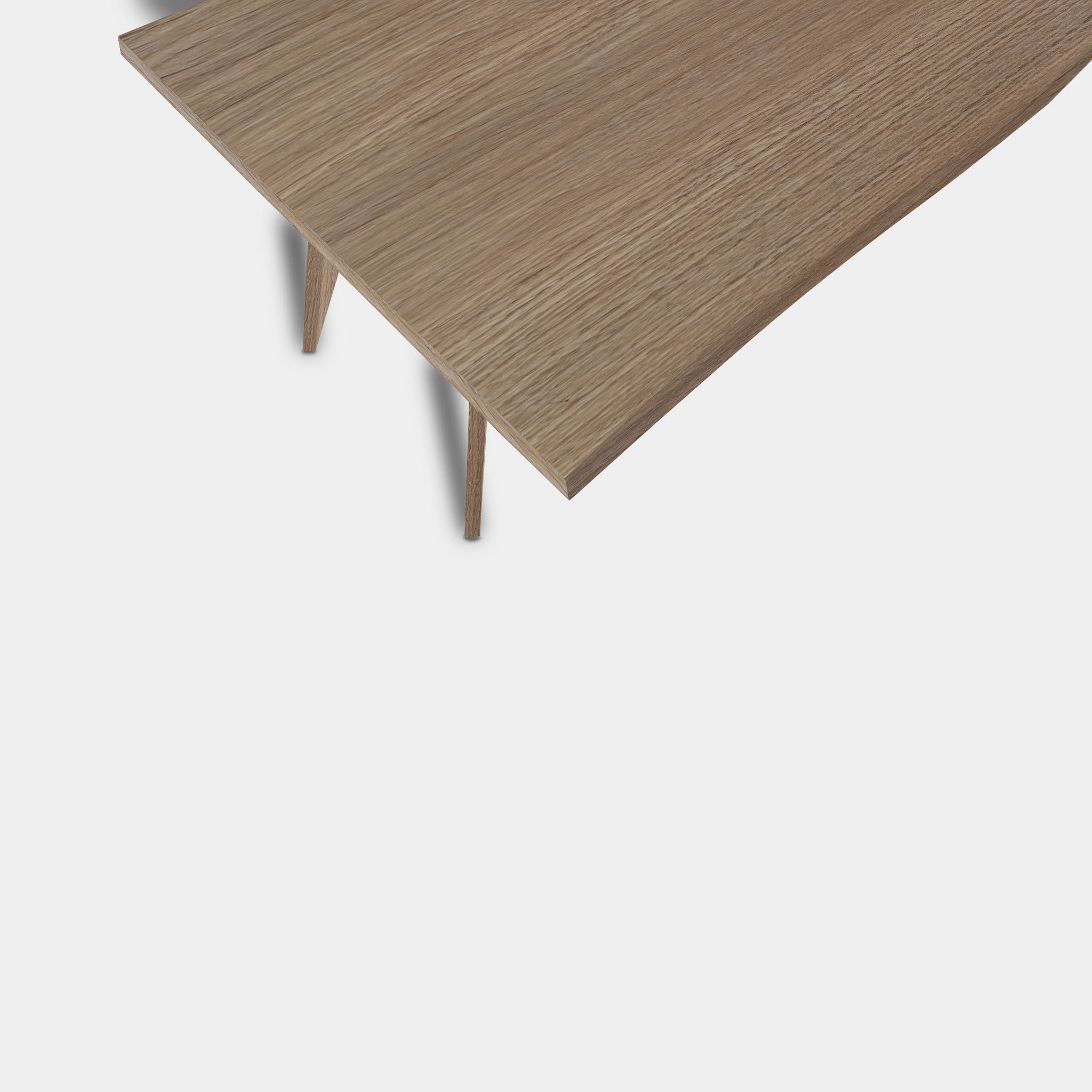 Tafel Boomstam Eikenhout - Hout Onderstel - Pura Natura