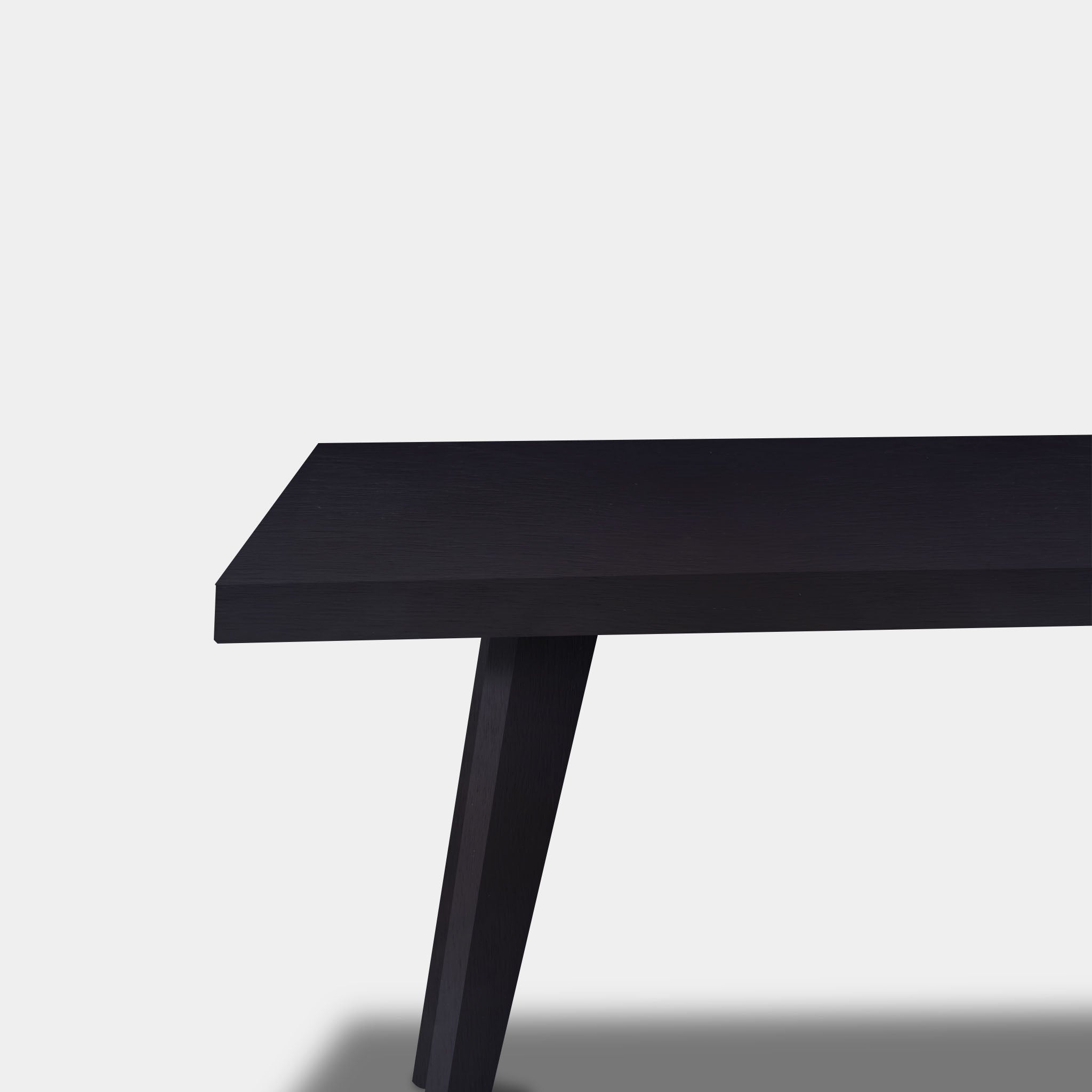 Table Tree Trunk Oak - Wooden Base - Dark Oak