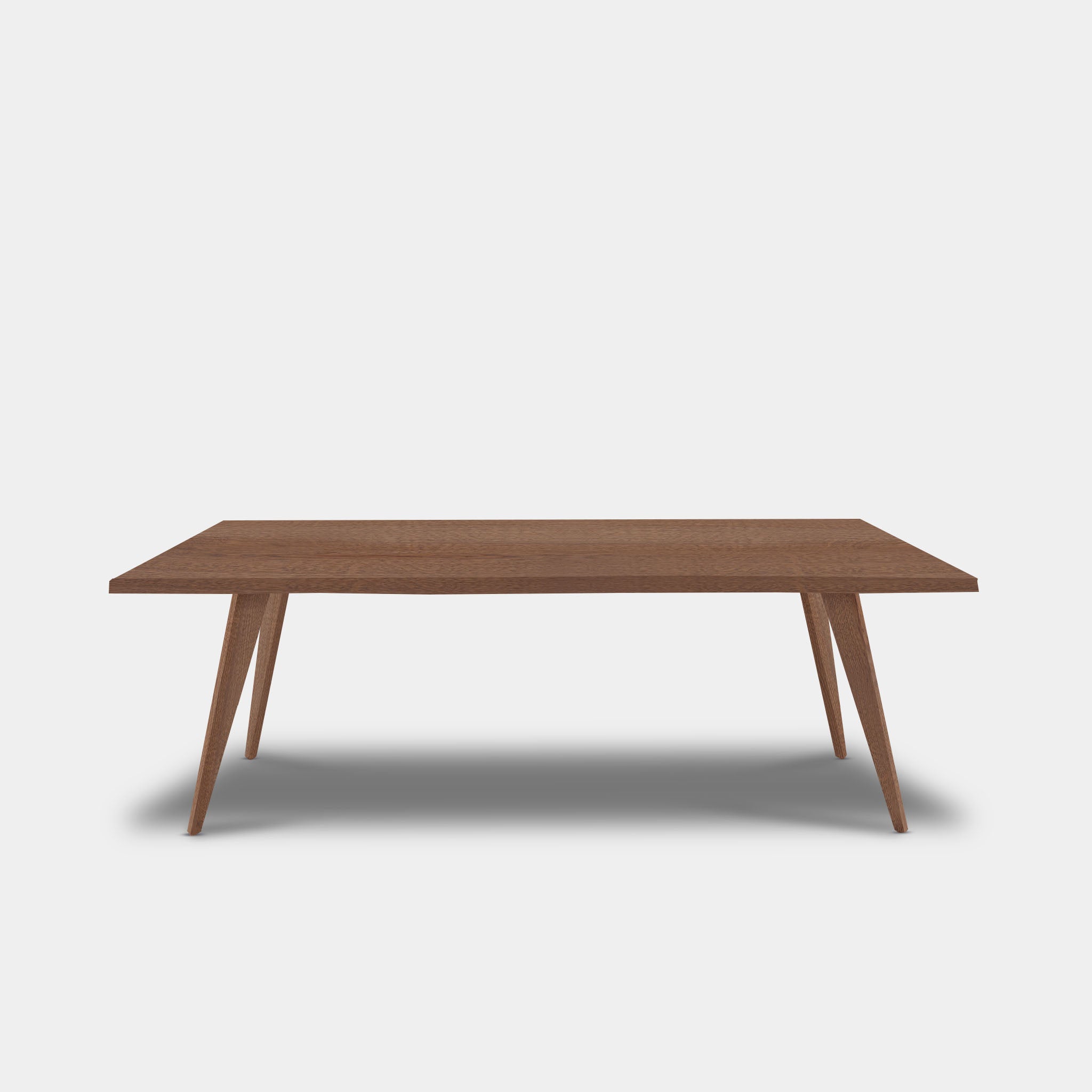 Tafel Boomstam Eikenhout - Hout Onderstel - Cinnamon