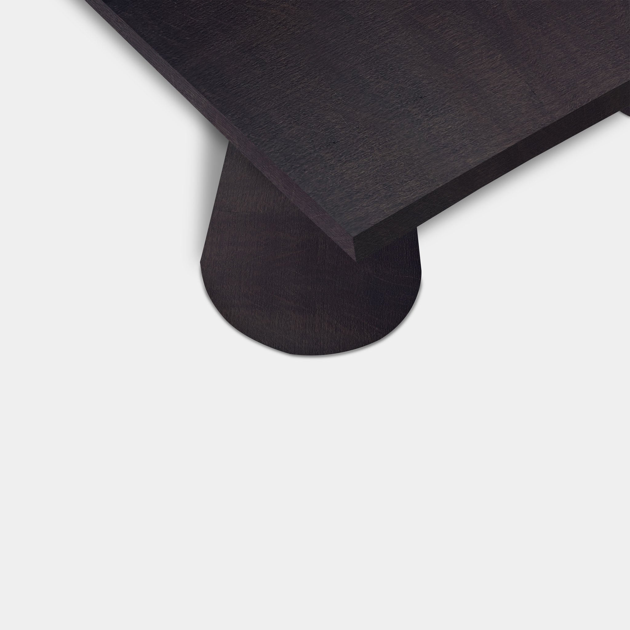 Table Tree Trunk Oak - Set Cone Leg - Night Glow