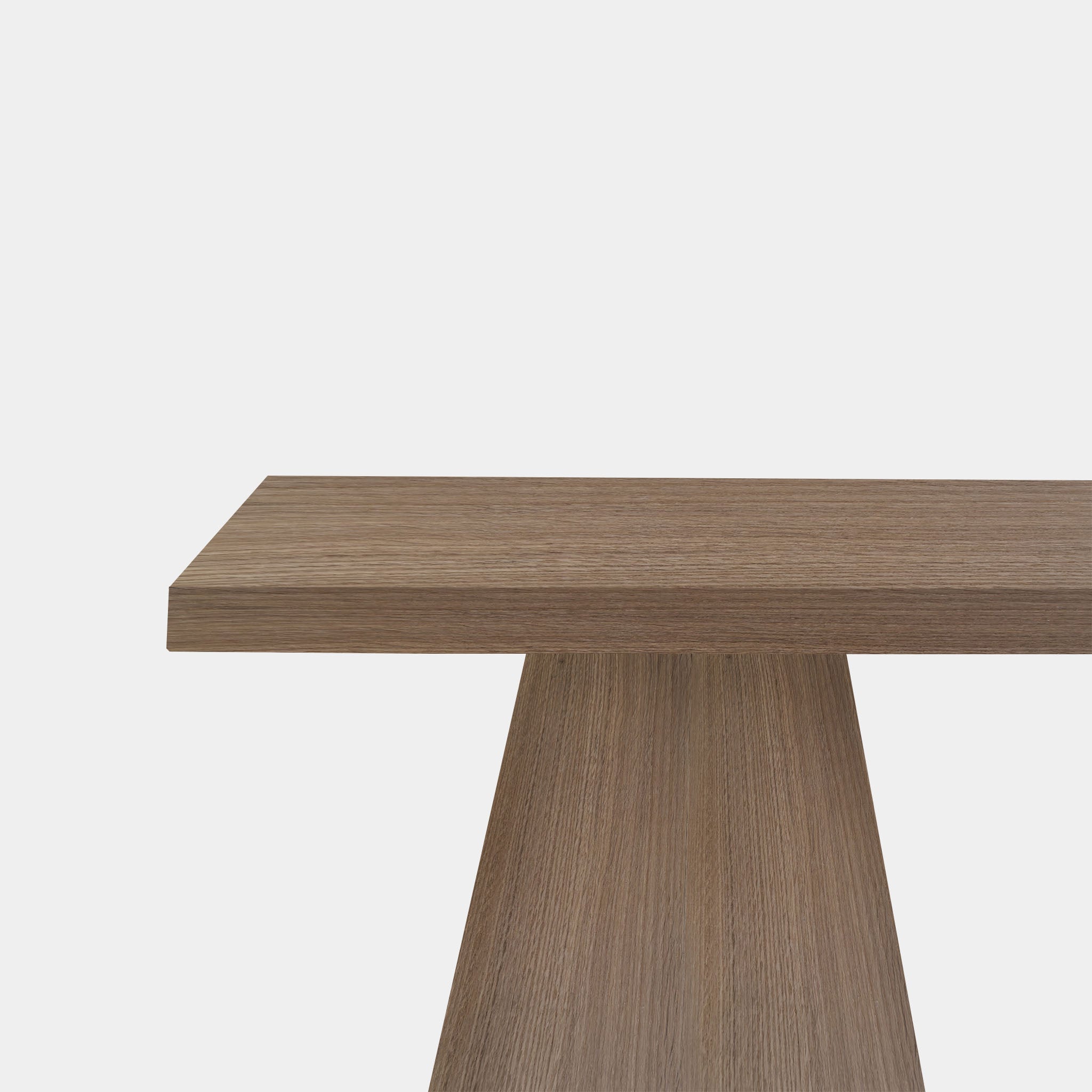 Tafel Boomstam Eikenhout - Set Kegelpoot - Pura Natura