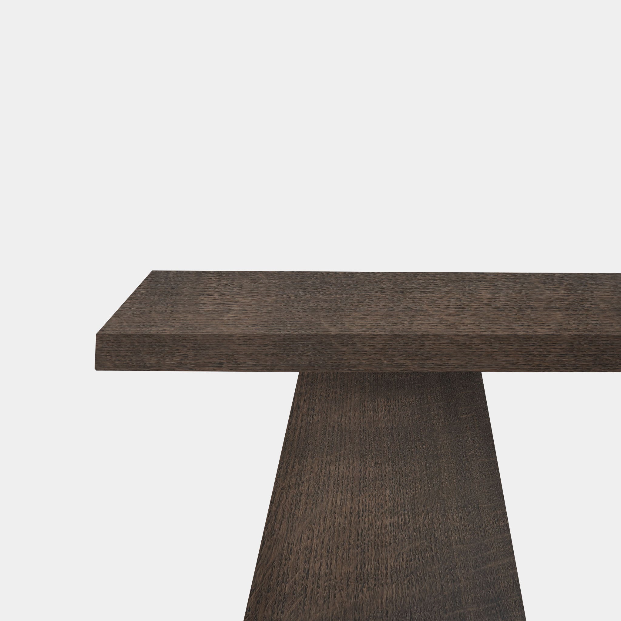 Tafel Boomstam Eikenhout - Set Kegelpoot - Zand