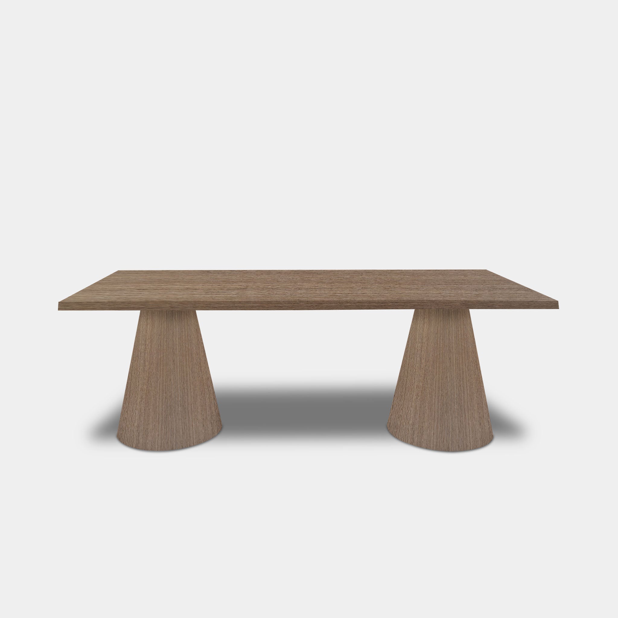 Tafel Boomstam Eikenhout - Set Kegelpoot - Pura Natura