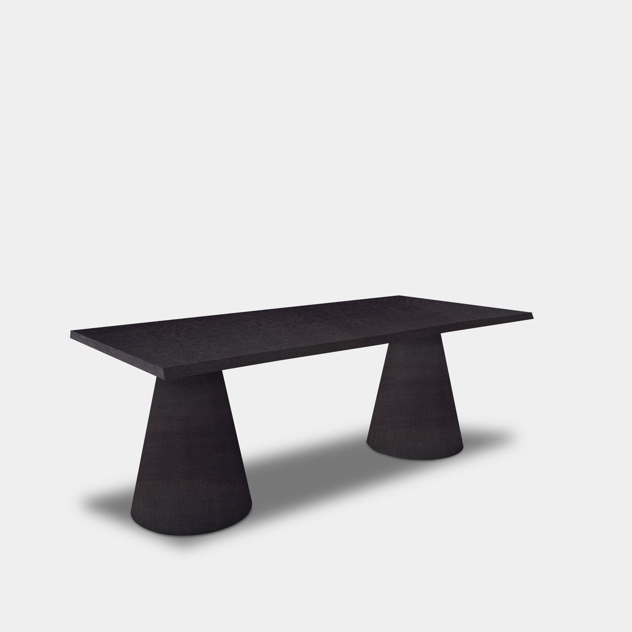 Table Tree Trunk Oak - Set Cone Leg - Night Glow