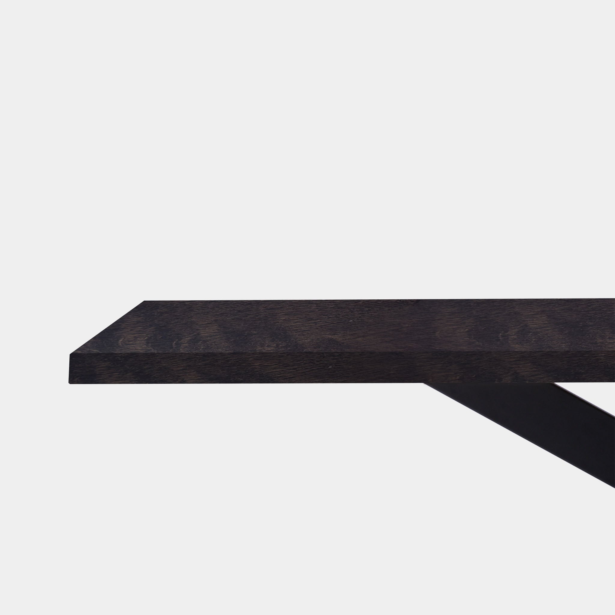 Tafel Boomstam eikenhout - Matrix XL - Dark Grey