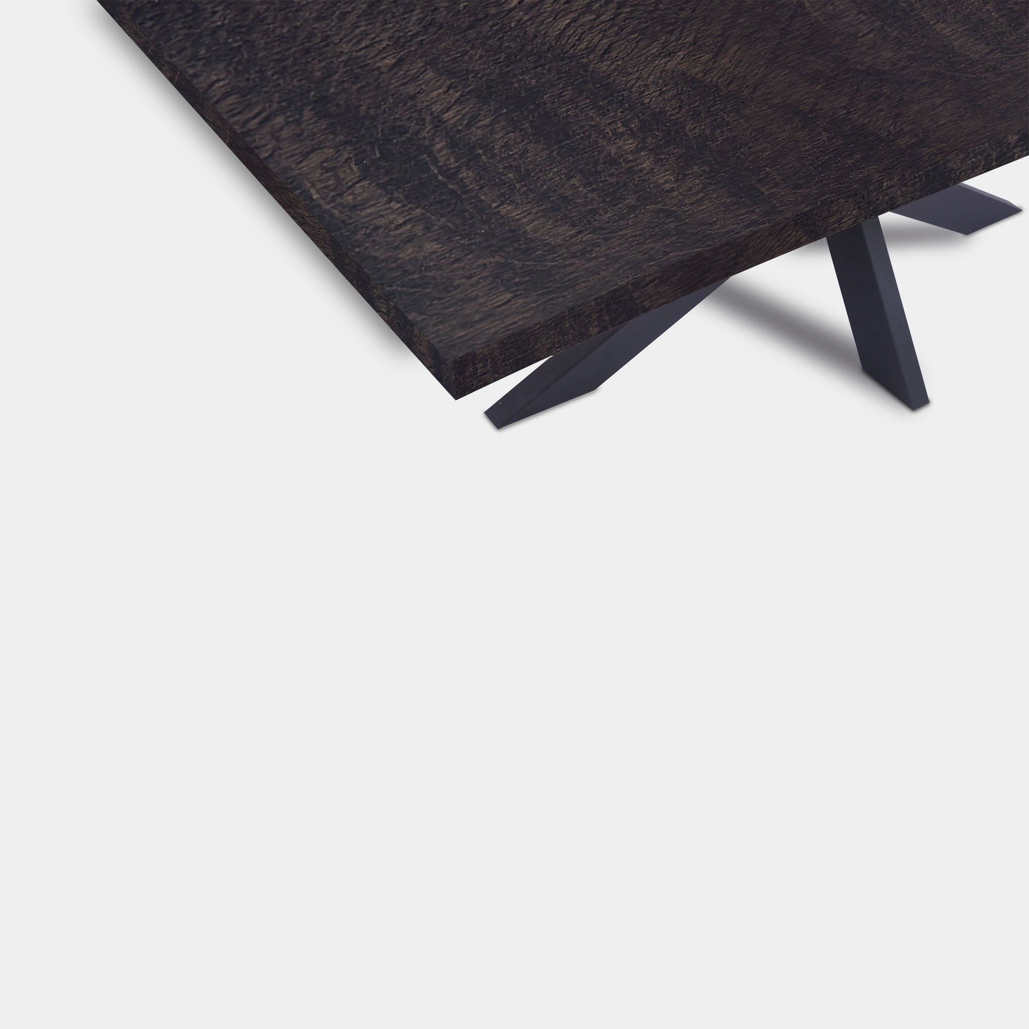 Tafel Boomstam eikenhout - Matrix XL - Dark Grey