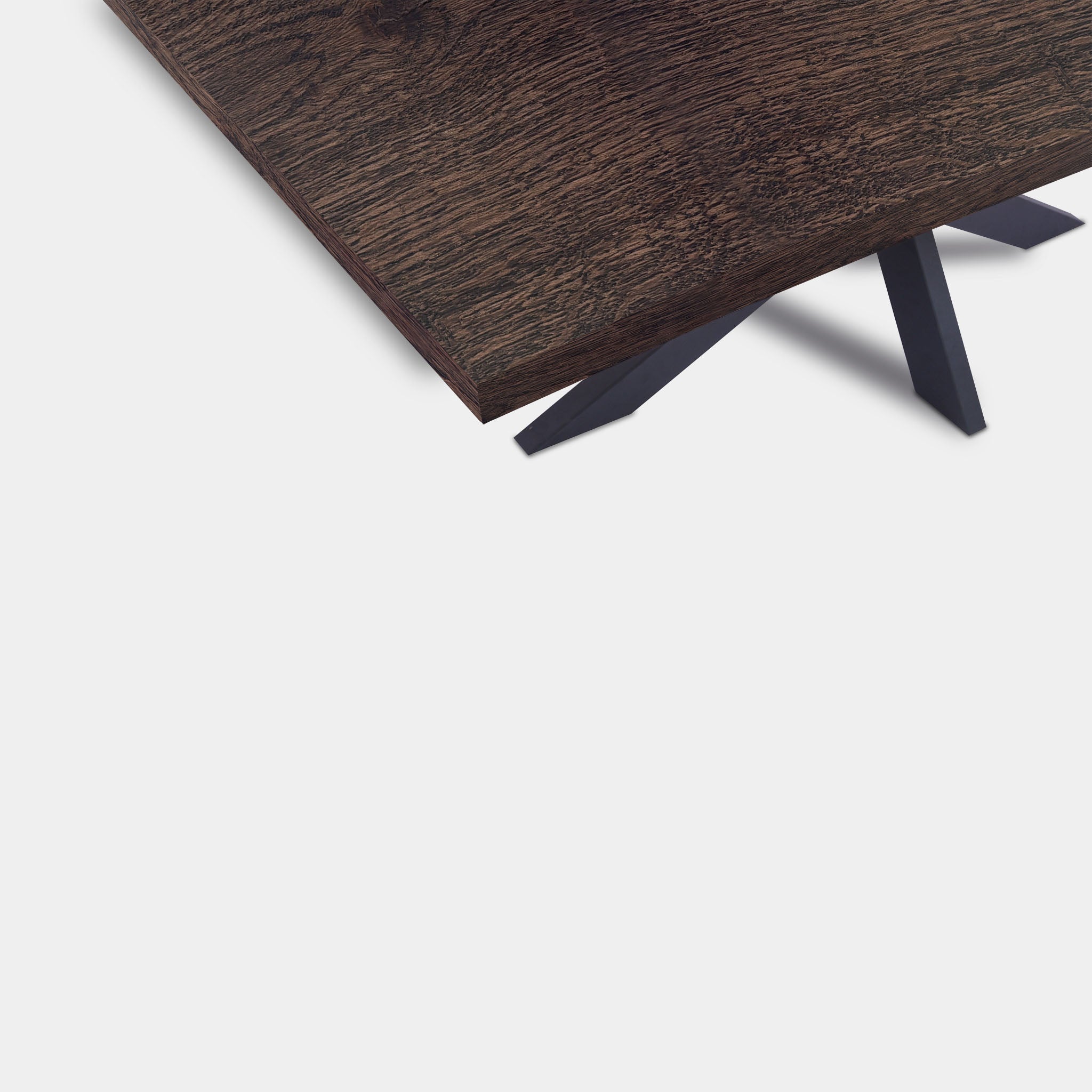 Table Tree trunk oak - Matrix - Dear Brown