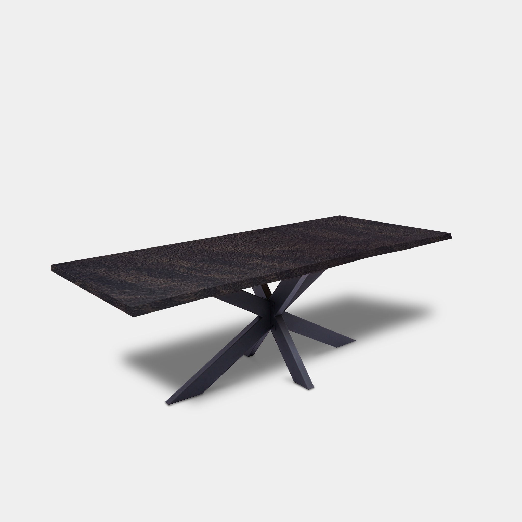 Table Tree trunk oak - Matrix - Dark Grey