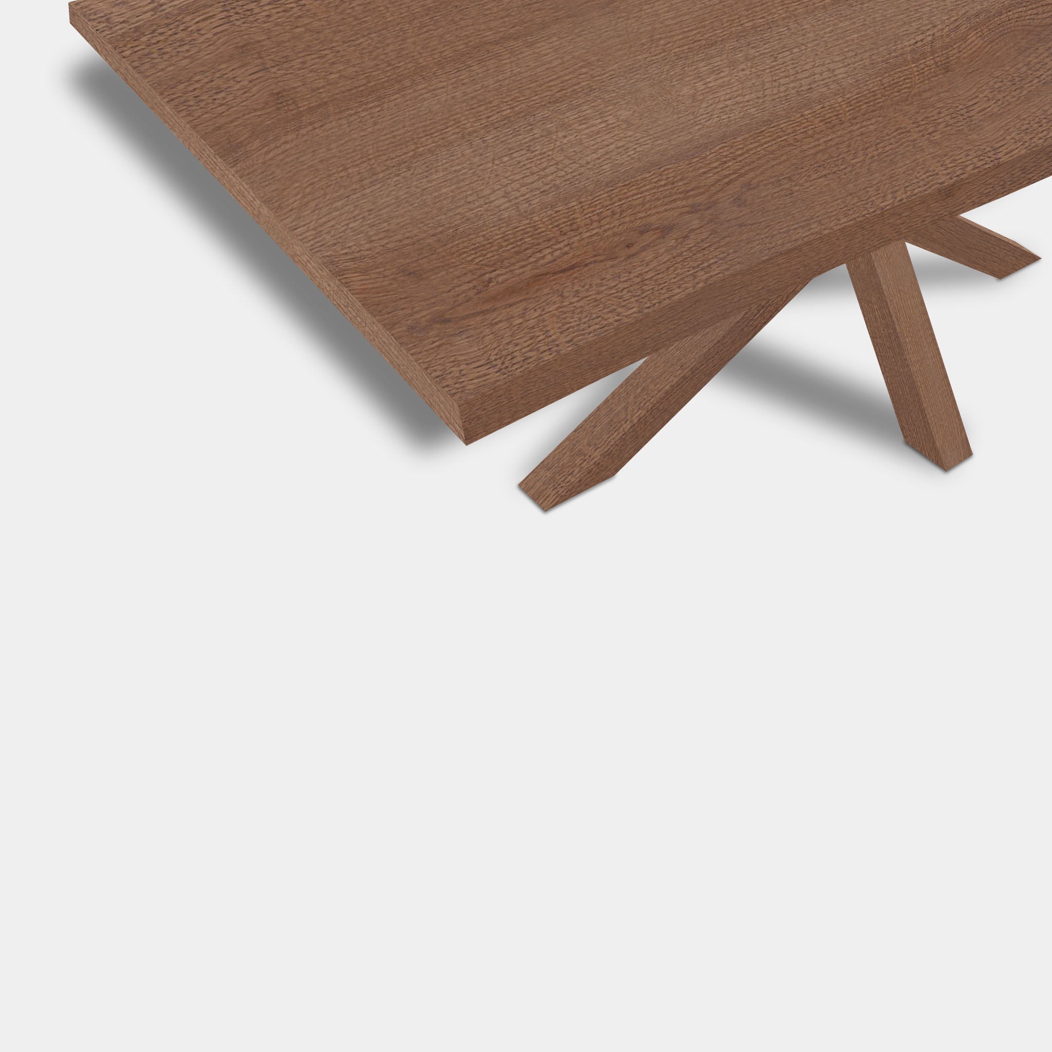 Tafel Boomstam eikenhout - Matrix hout - Cinnamon