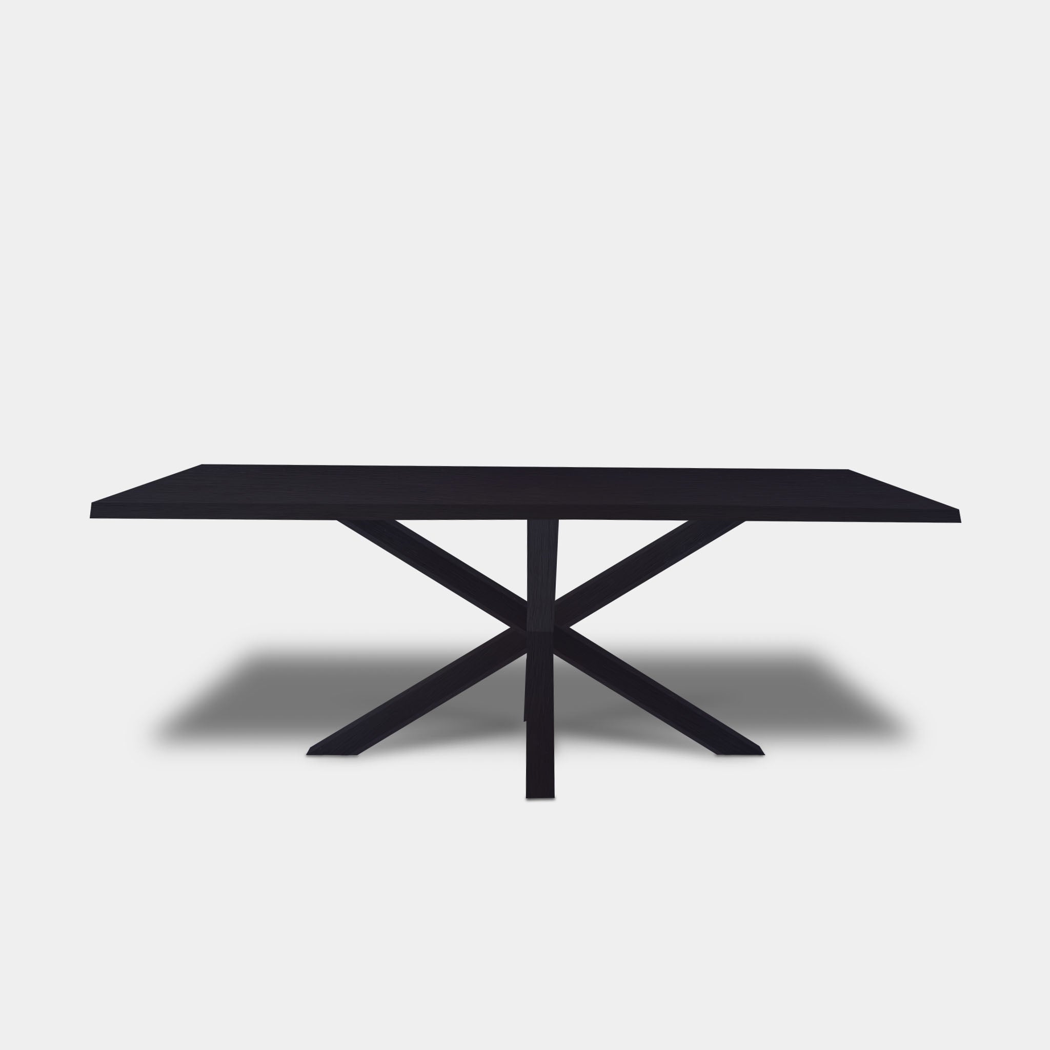 Table Tronc d'arbre chêne - Bois Matrix - Chêne foncé