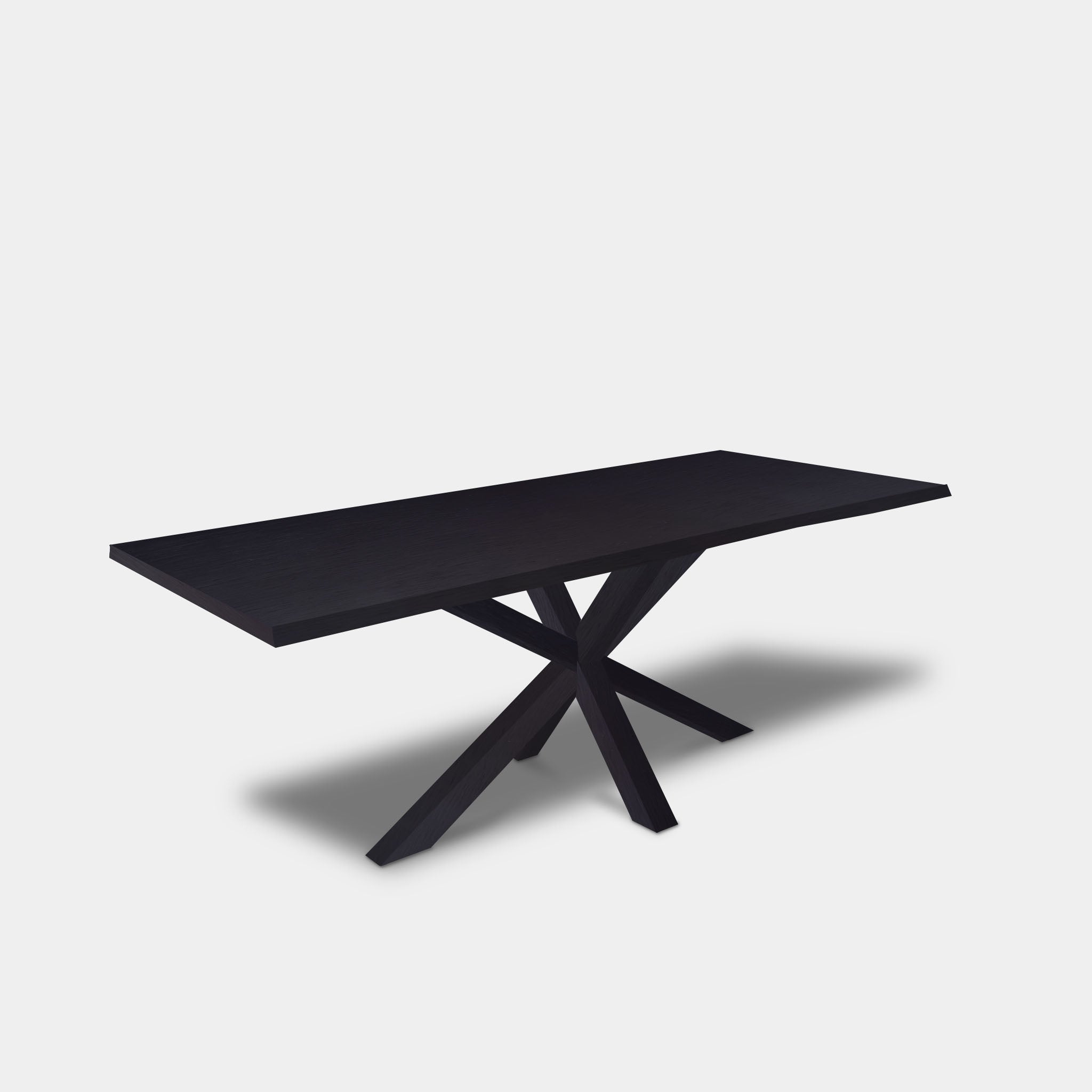 Table Tronc d'arbre chêne - Bois Matrix - Chêne foncé