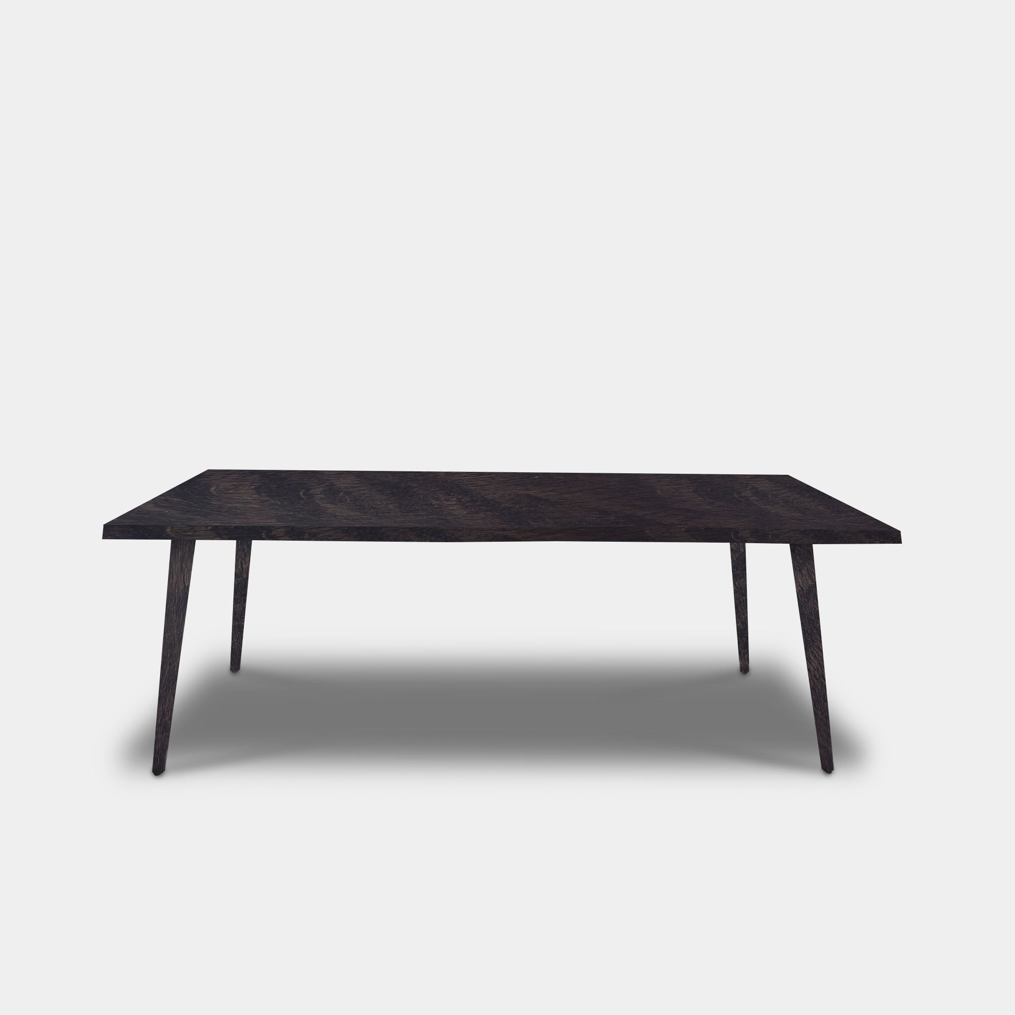 Tafel Boomstam Eikenhout - Konisch - Dark Grey