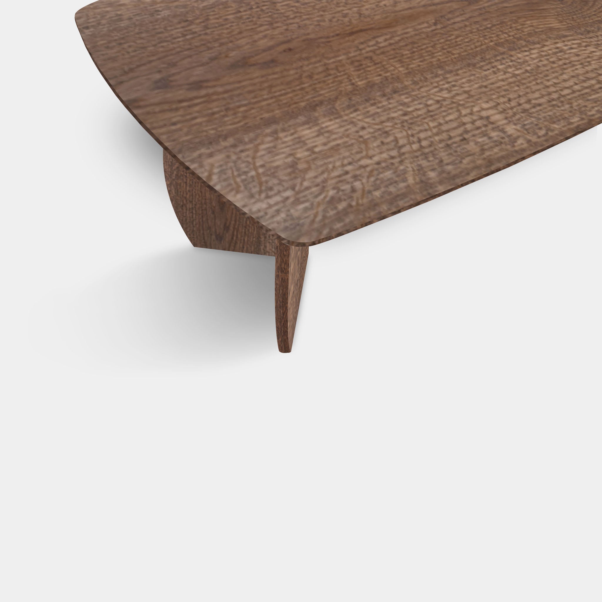 Tafel Deens Ovaal Eikenhout - Set Driehoek - Cinnamon