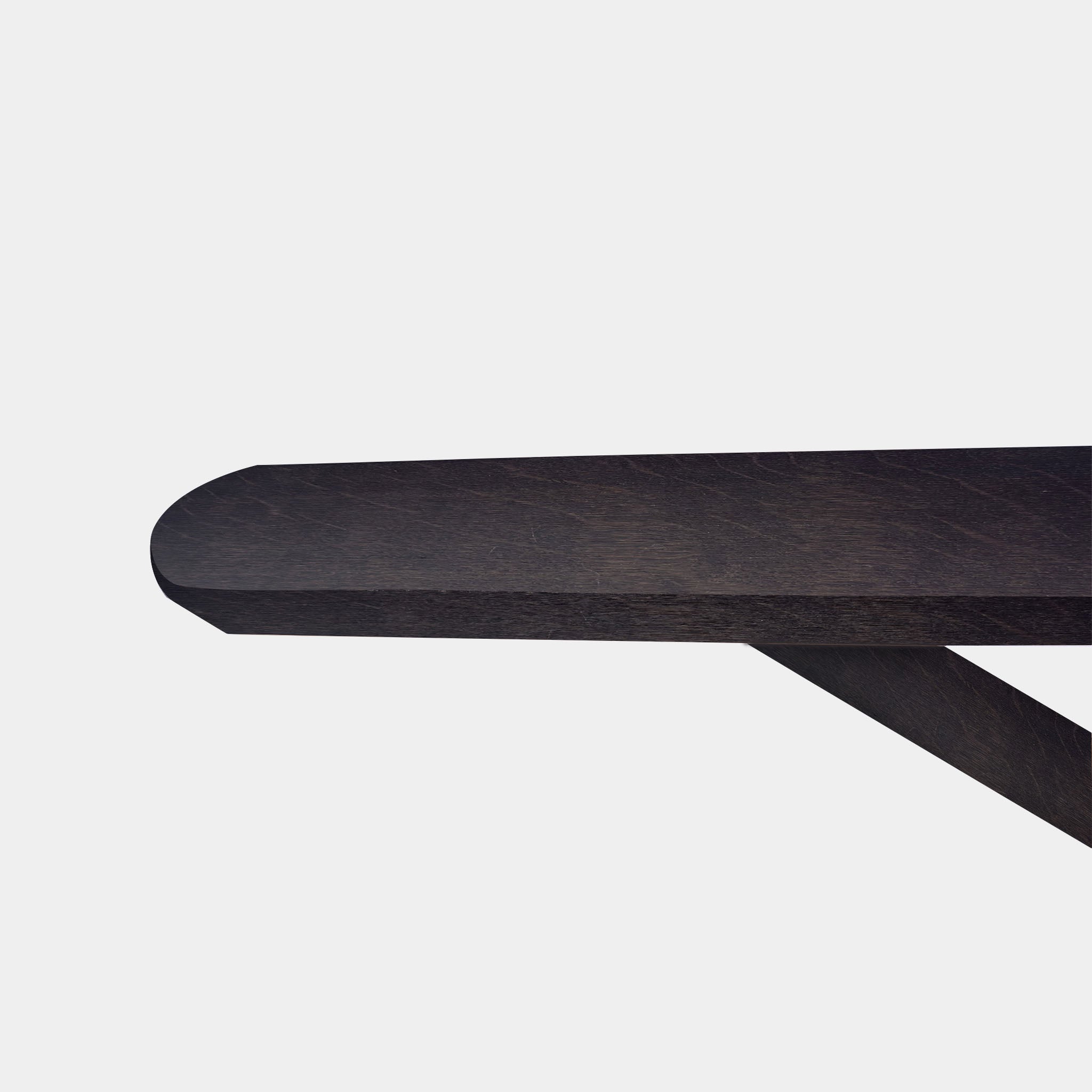 Tafel Deens Ovaal eikenhout - Matrix hout - Night Glow