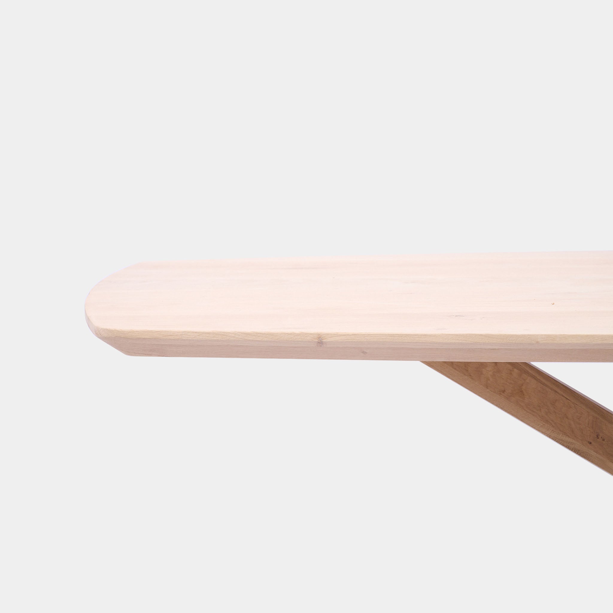 Tafel Deens Ovaal eikenhout - Matrix hout - onbehandeld