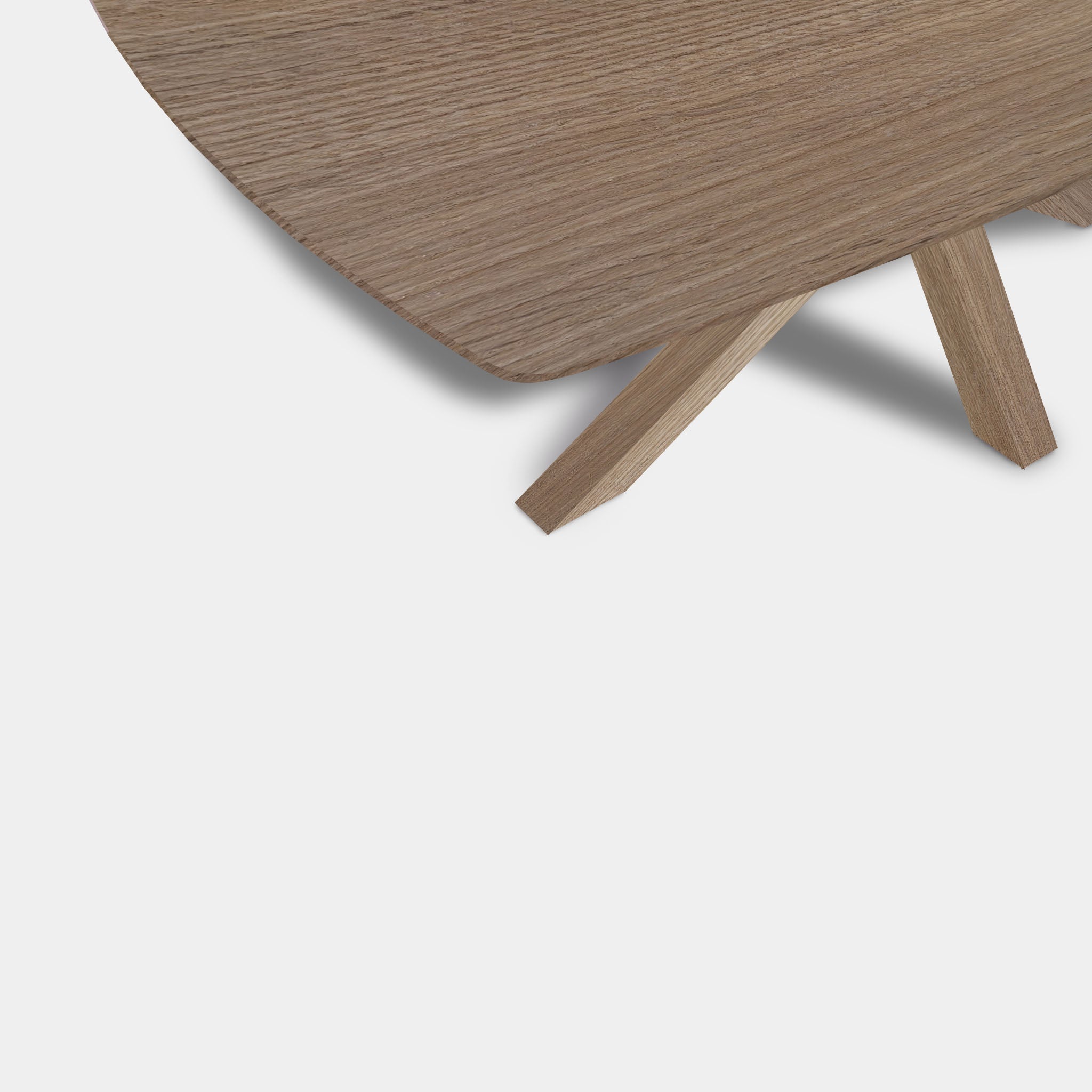 Tafel Deens Ovaal eikenhout - Matrix hout - Pura Natura