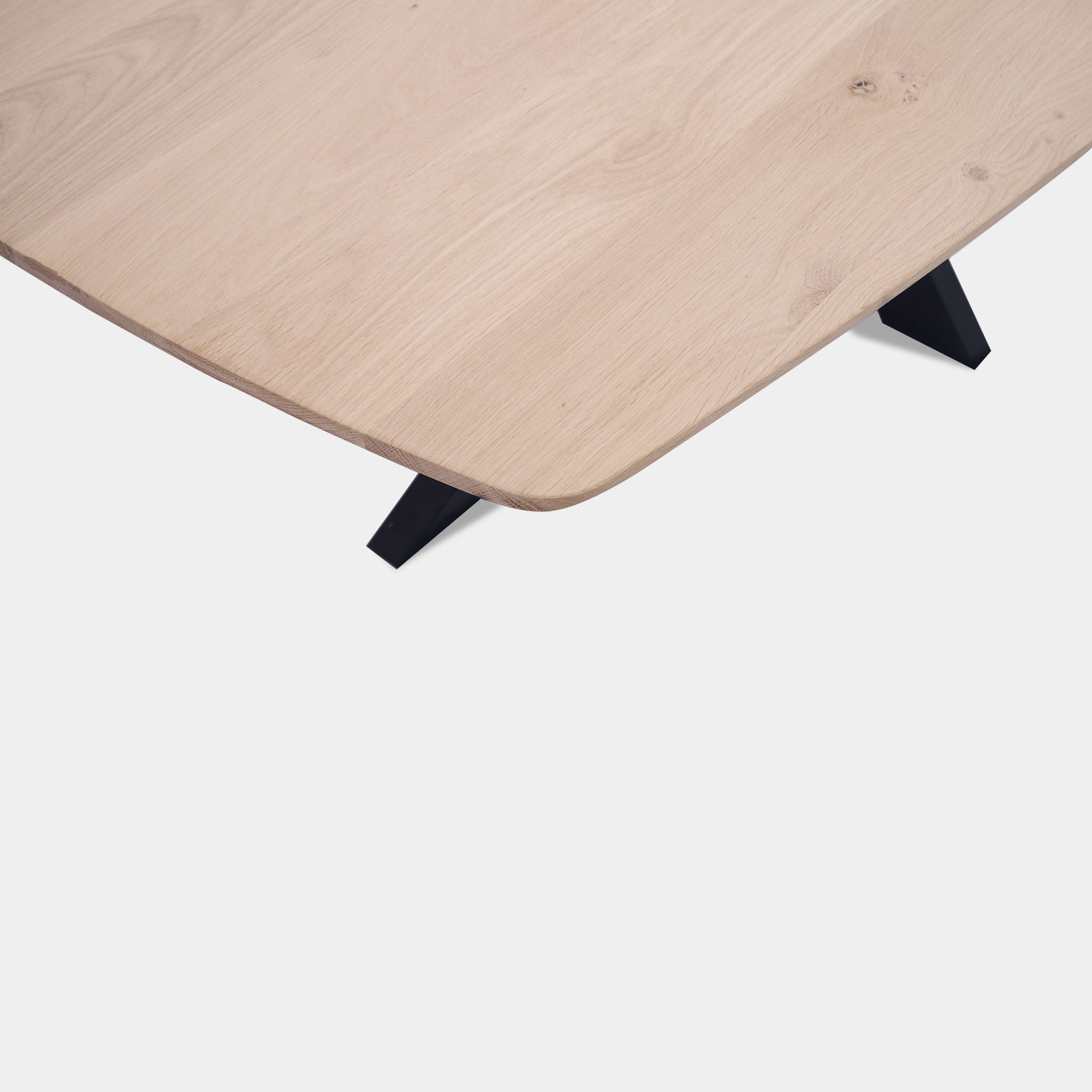 Tafel Deens Ovaal Eikenhout - Matrix - Onbehandeld