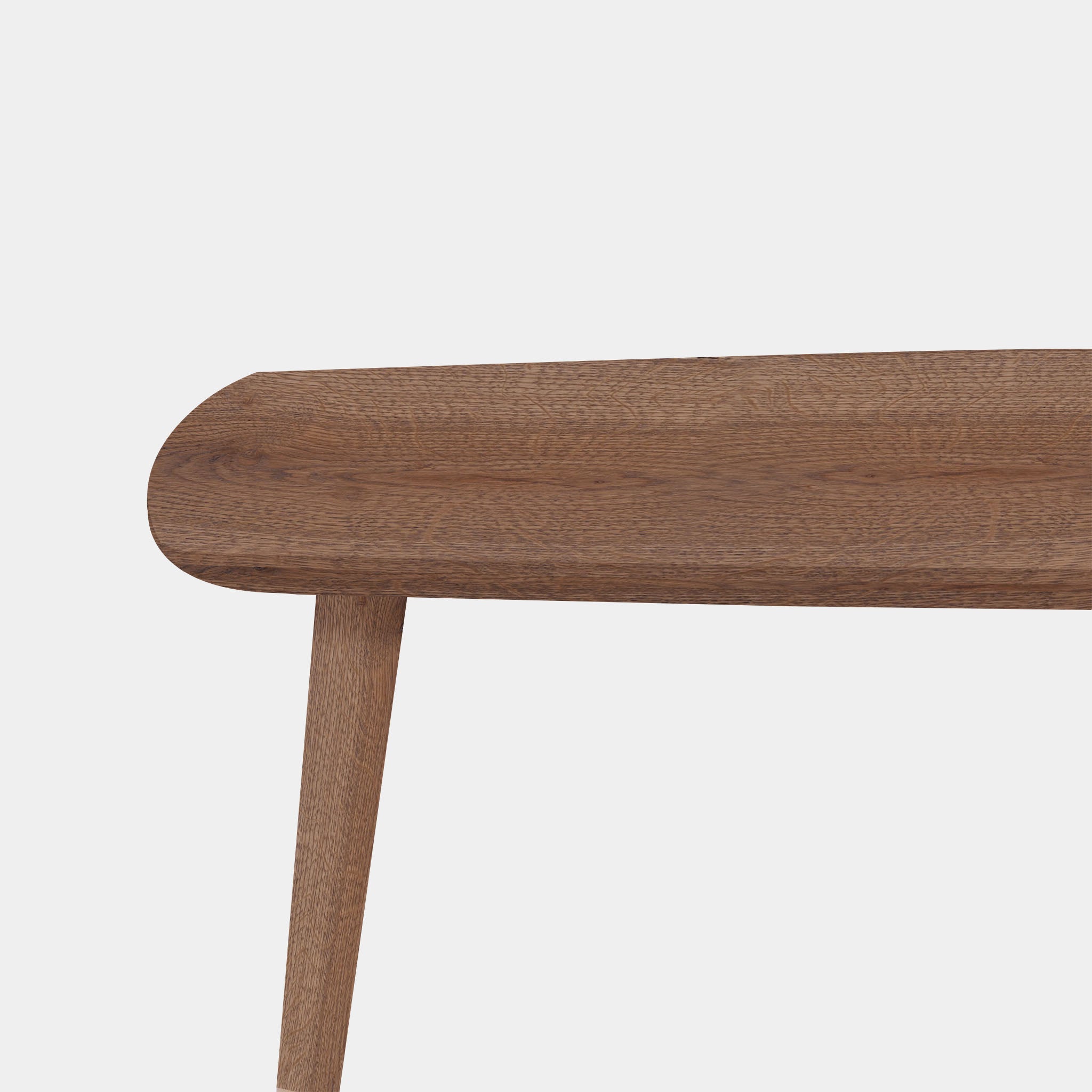 Tafel Deens Ovaal Eikenhout - Konisch - Cinnamon