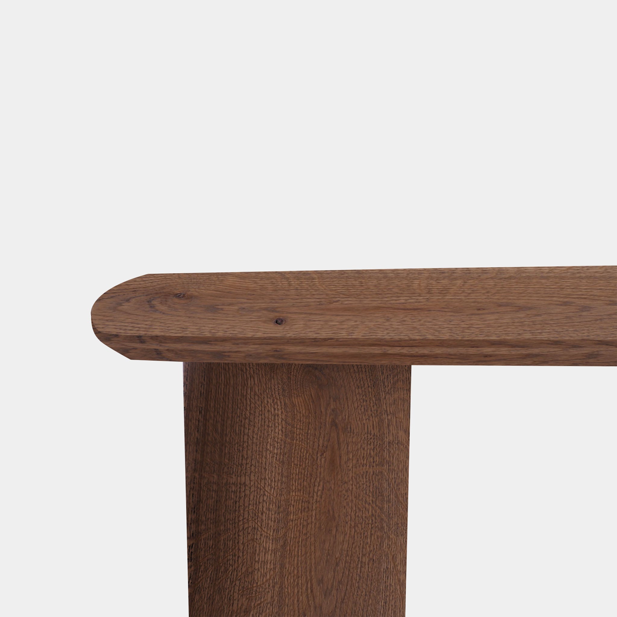 Danish Oval Table Oak - Half Round - Cinnamon