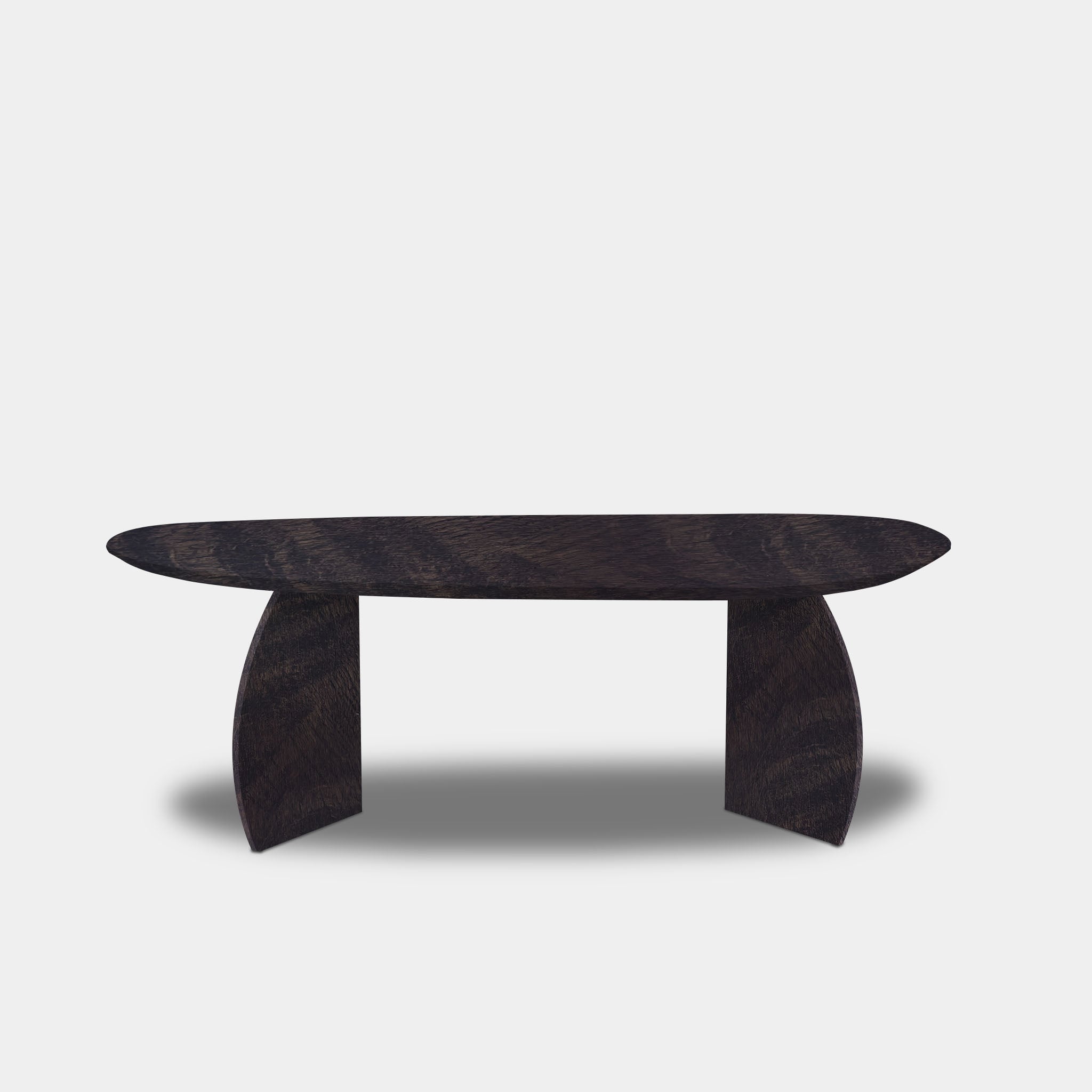 Tafel organisch eikenhout - Set Driehoek - Dark Grey