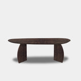 Table organic oak wood - Set Triangle - Dear Brown