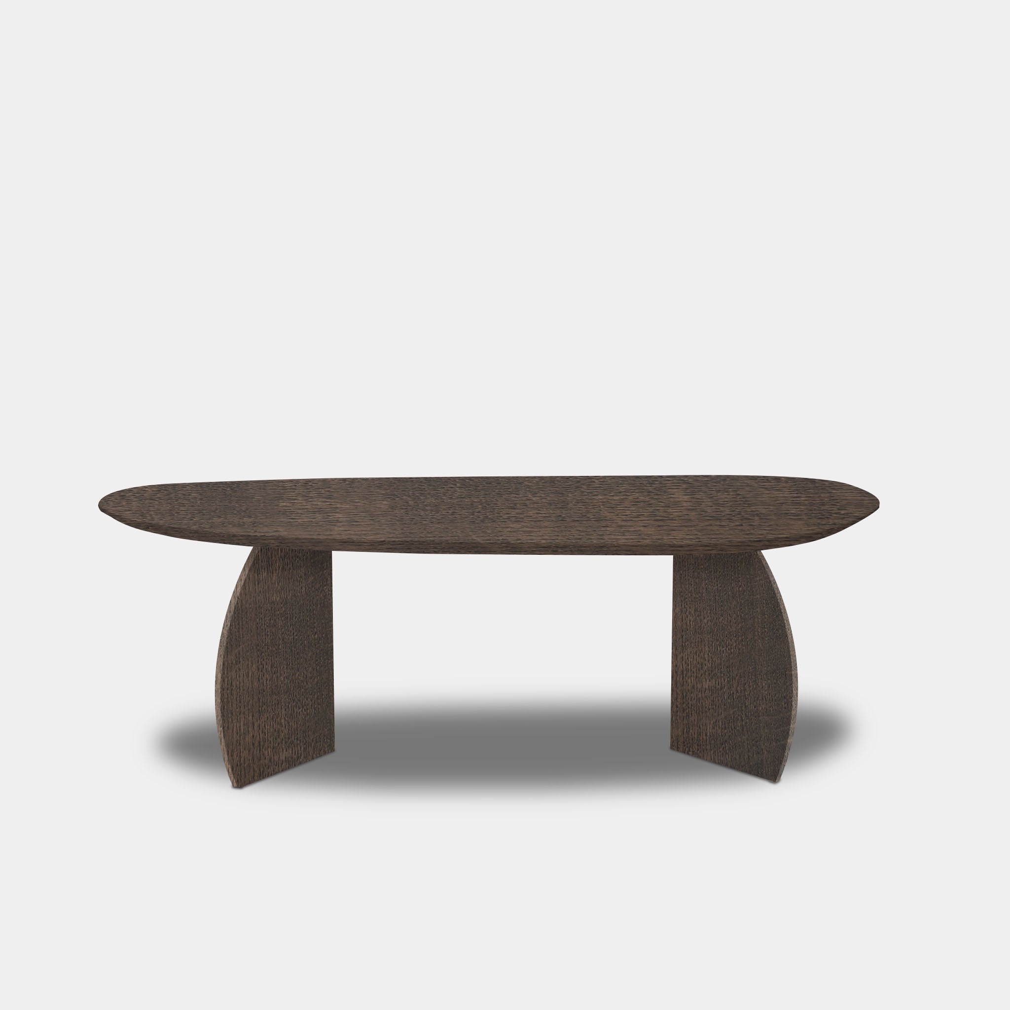 Tafel organisch eikenhout - Set Driehoek - Zand