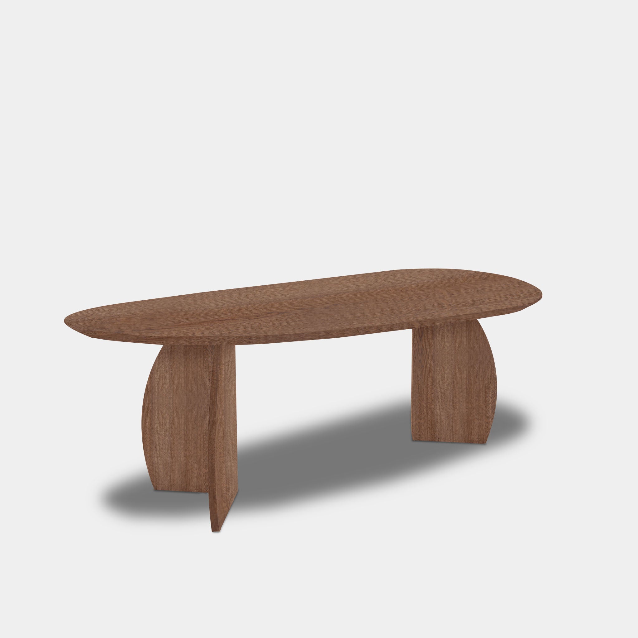 Tafel organisch eikenhout - Set Driehoek - Cinnamon