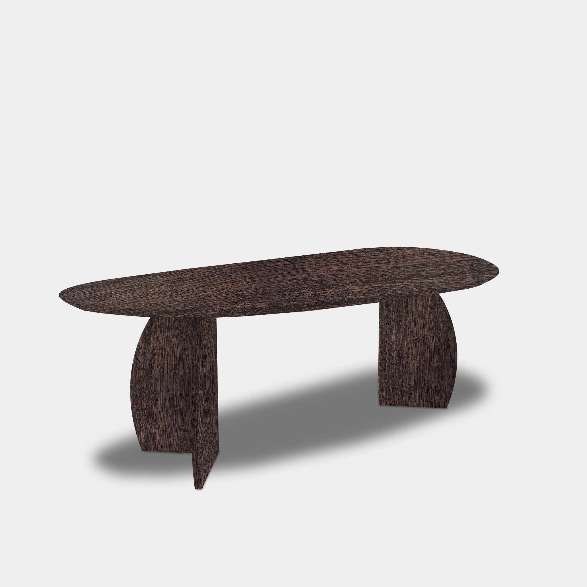 Table organic oak wood - Set Triangle - Dear Brown