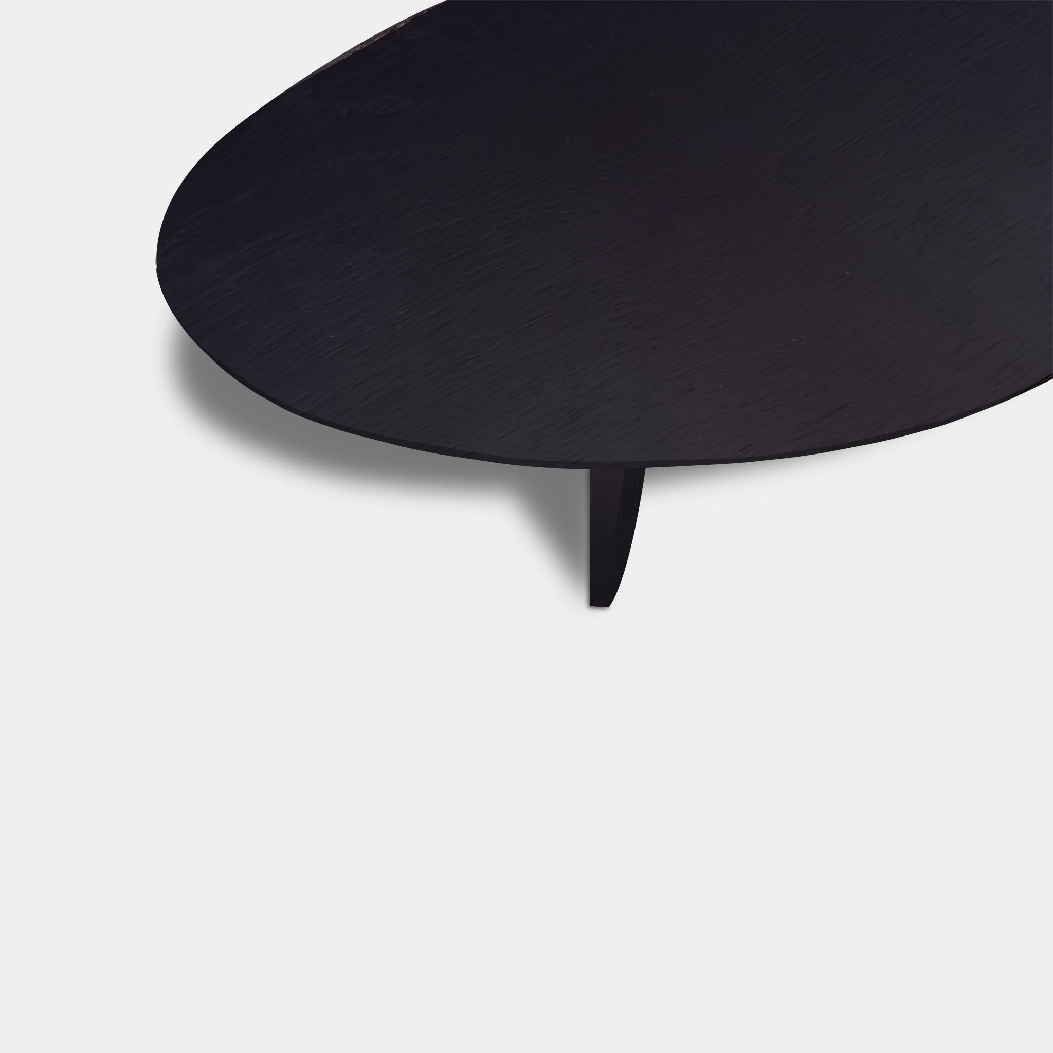 Tafel organisch eikenhout - Set Driehoek - Donker Eiken