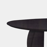 Table organic oak wood - Set Triangle - Night Glow