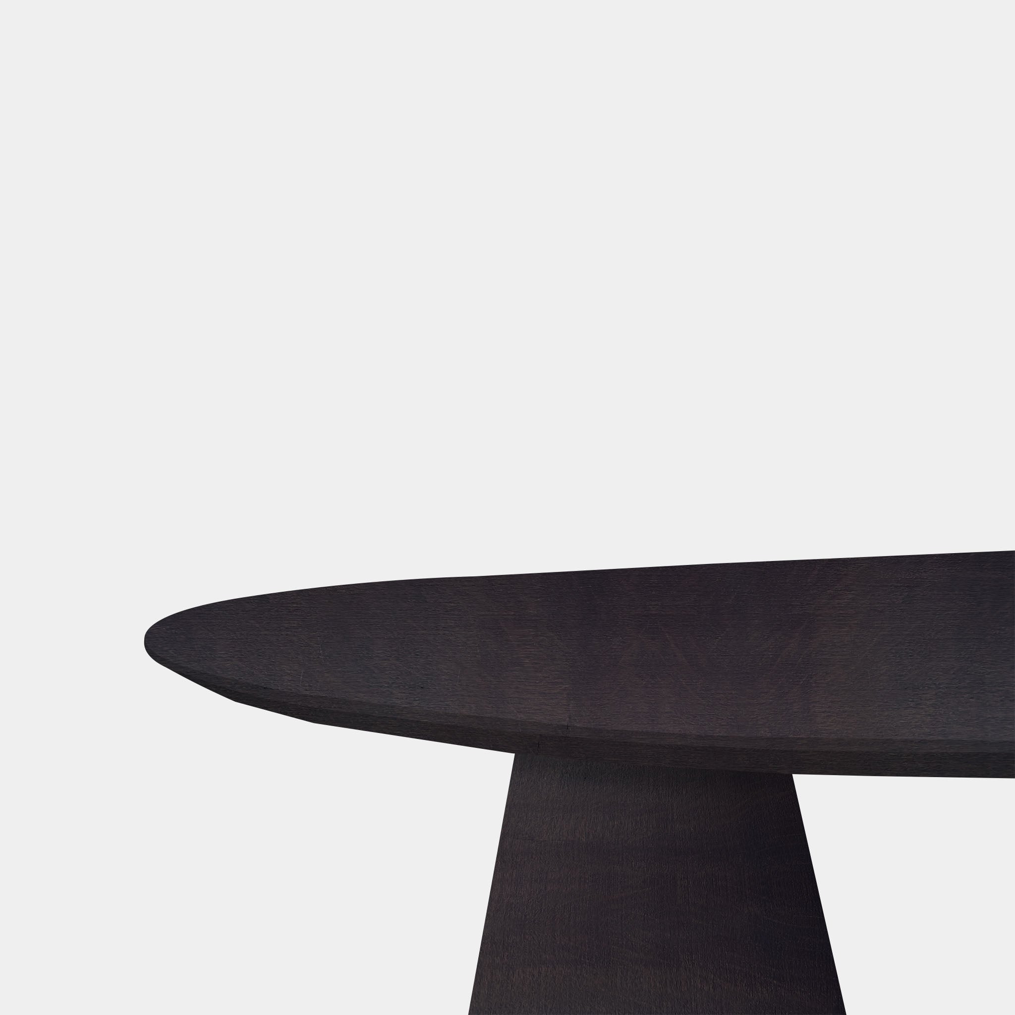 Table organic oak - Set Cone leg - Night Glow