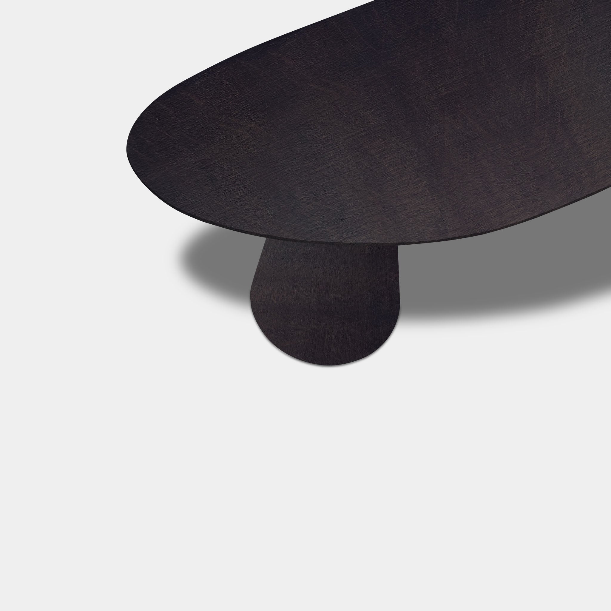 Table organic oak - Set Cone leg - Night Glow