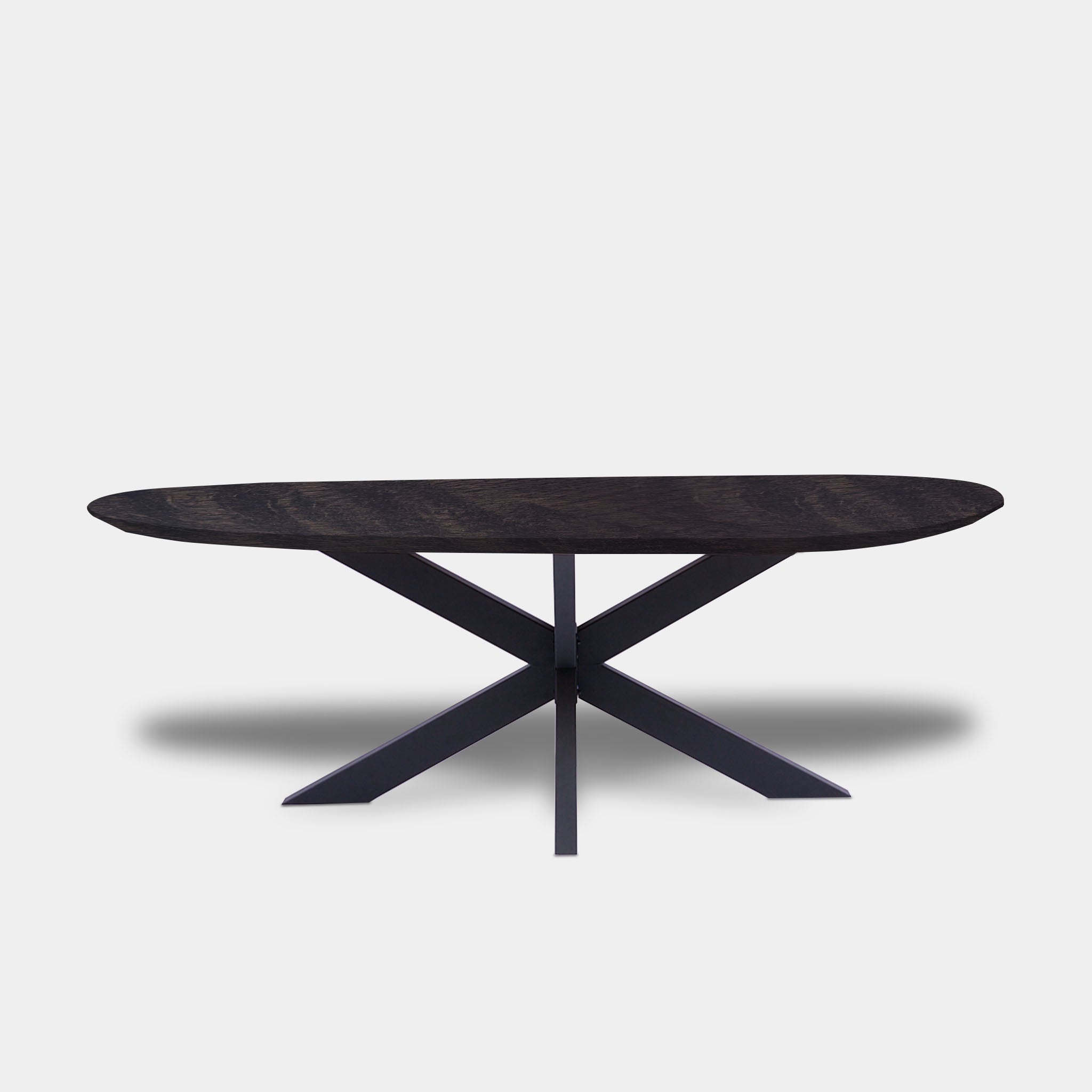 Tafel organisch eikenhout - Matrix - Dark Grey