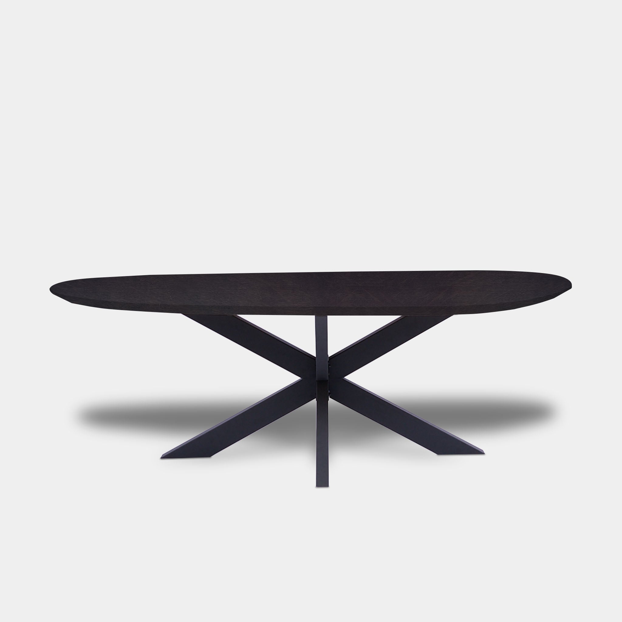 Tafel organisch eikenhout - Matrix - Night Glow