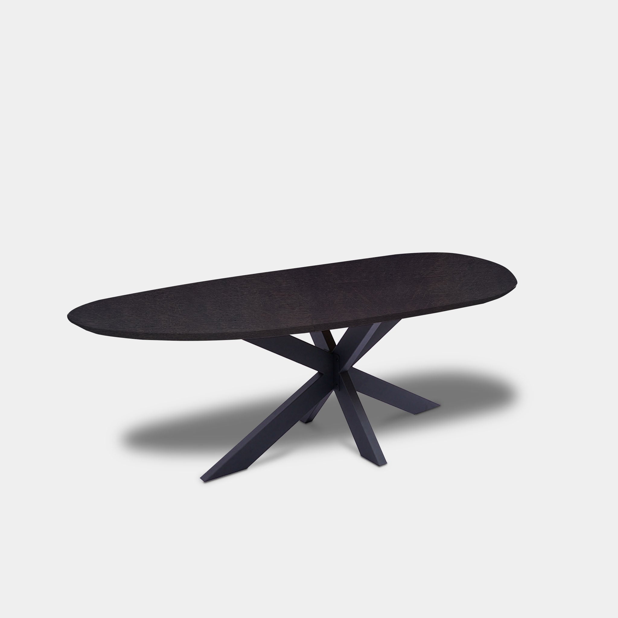 Tafel organisch eikenhout - Matrix - Night Glow