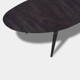 Tafel organisch eikenhout - Konisch - Dark Grey