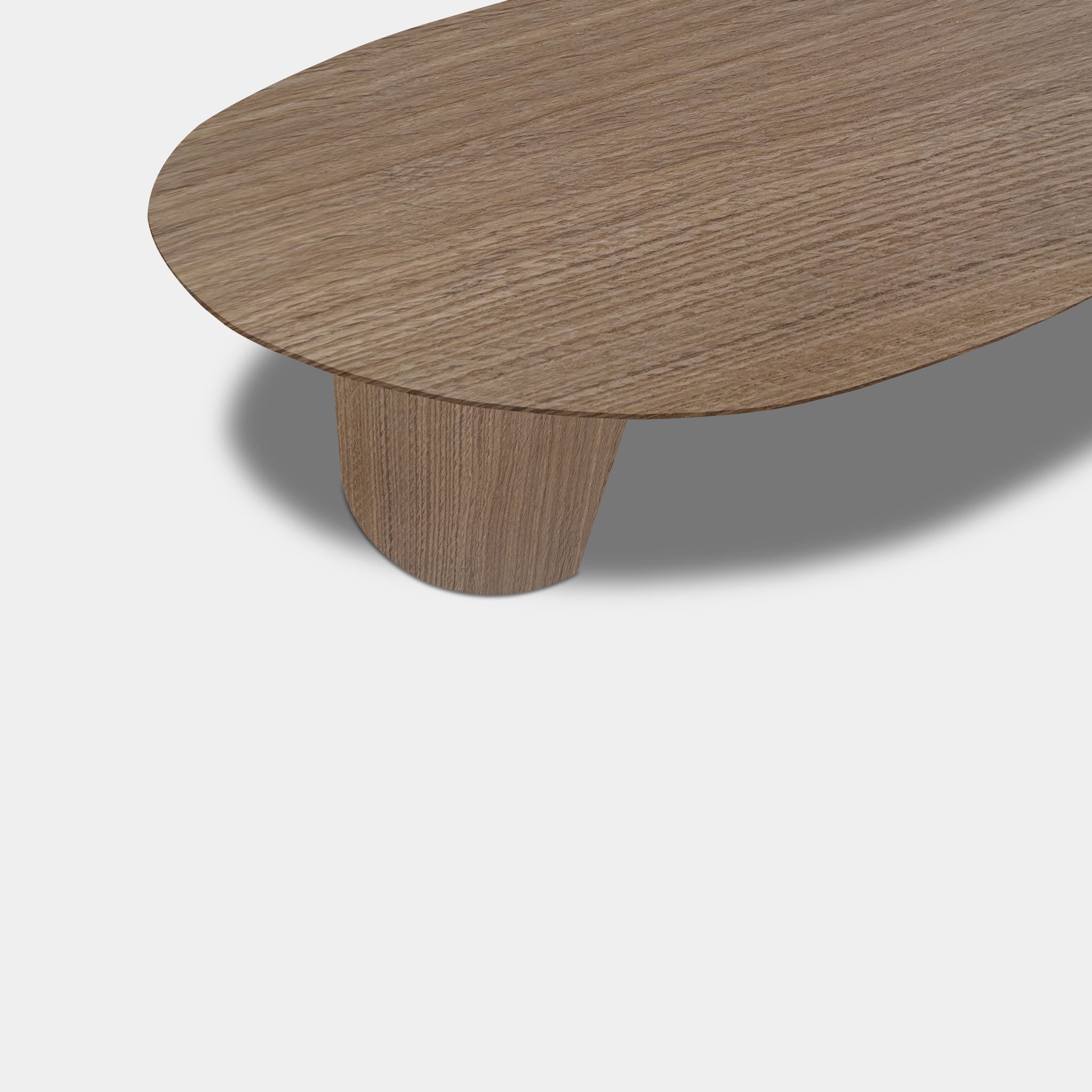 Table en chêne bio - Demi-ronde - Pura Natura