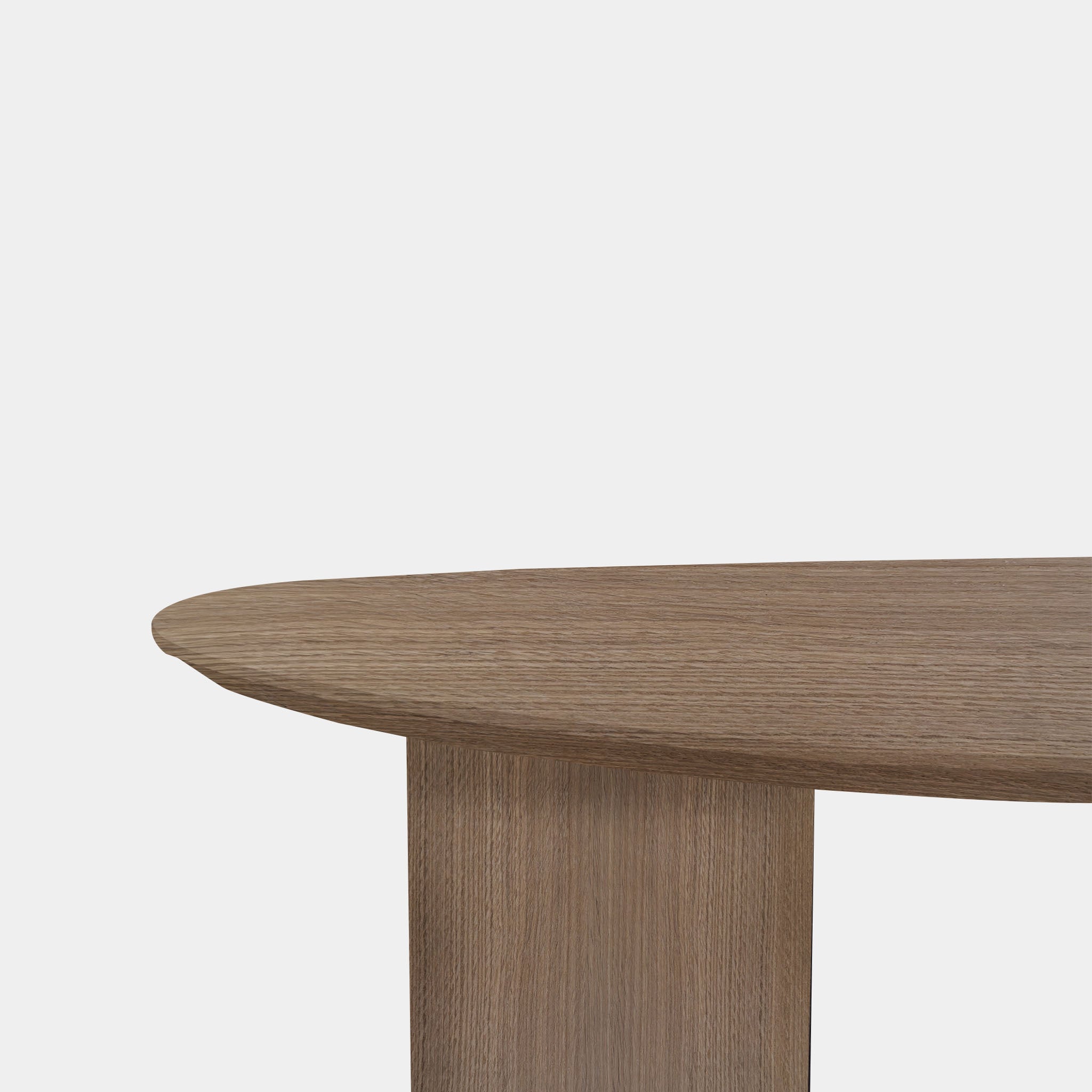 Table en chêne bio - Demi-ronde - Pura Natura