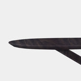 Tafel organisch eikenhout - Matrix Hout - Dark Grey