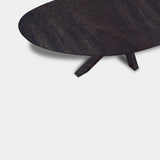 Tafel organisch eikenhout - Matrix Hout - Dark Grey