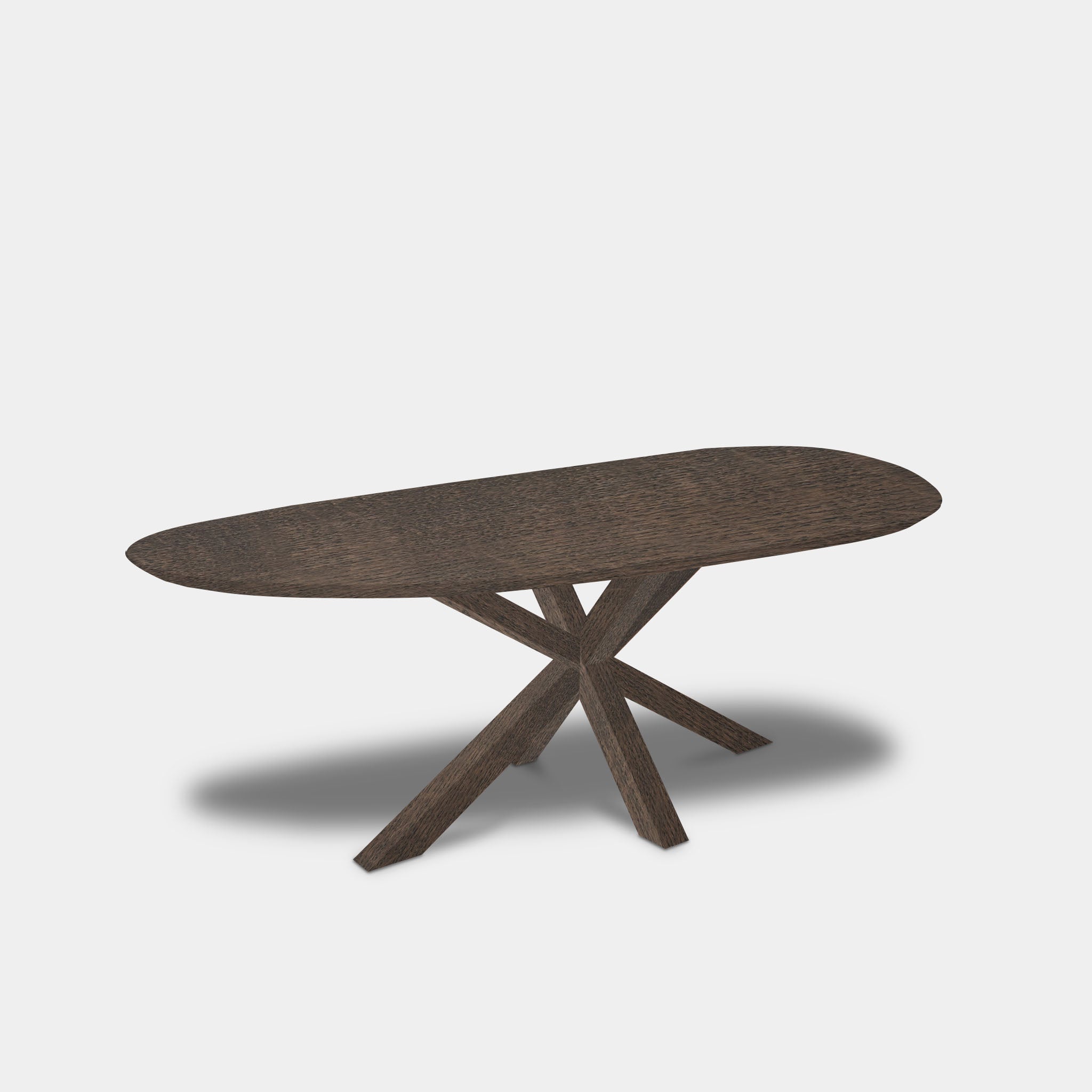 Tafel organisch eikenhout - Matrix Hout - Zand